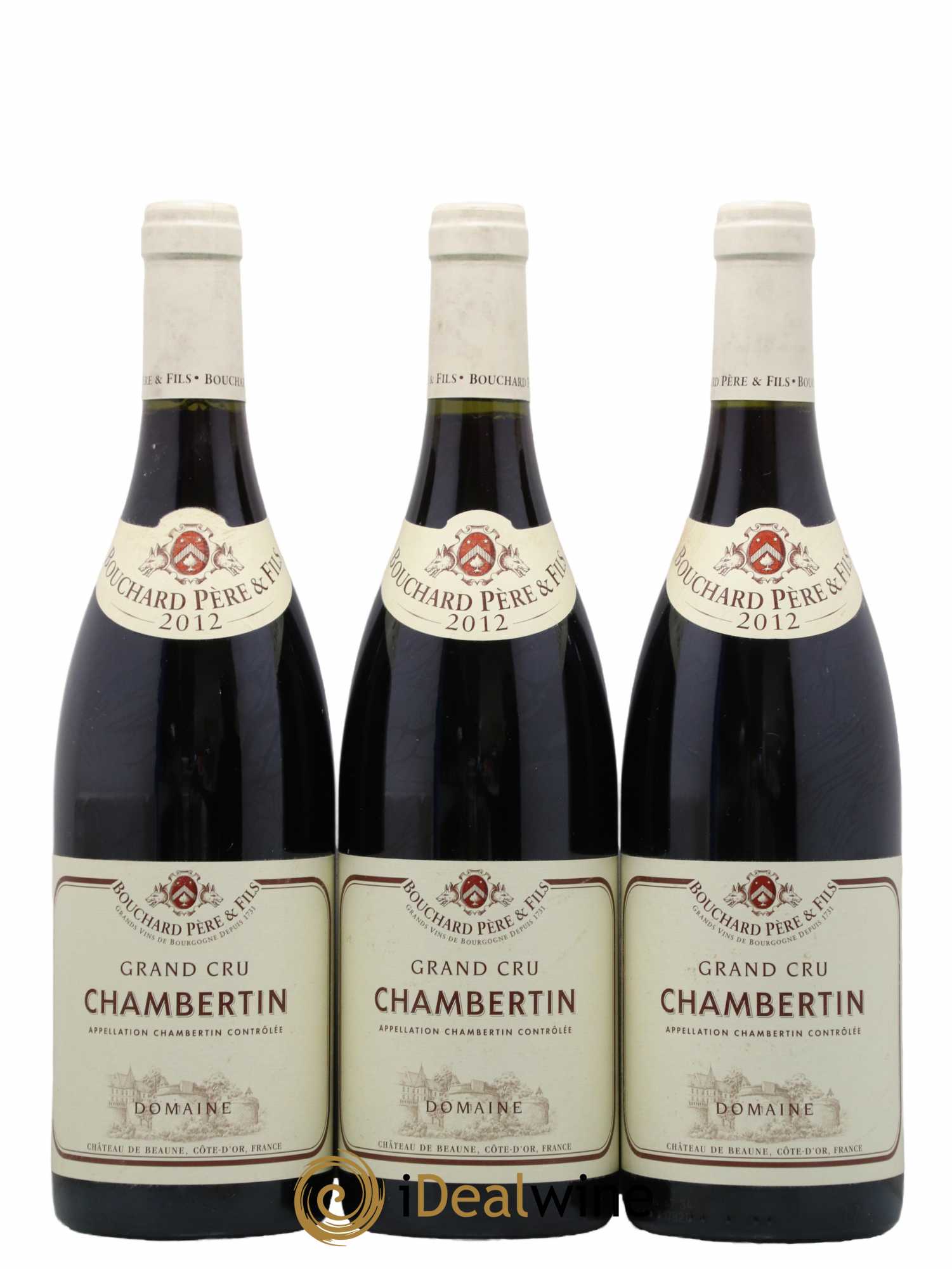 Chambertin Grand Cru Bouchard Père & Fils 2012 - Lot de 3 bouteilles - 0
