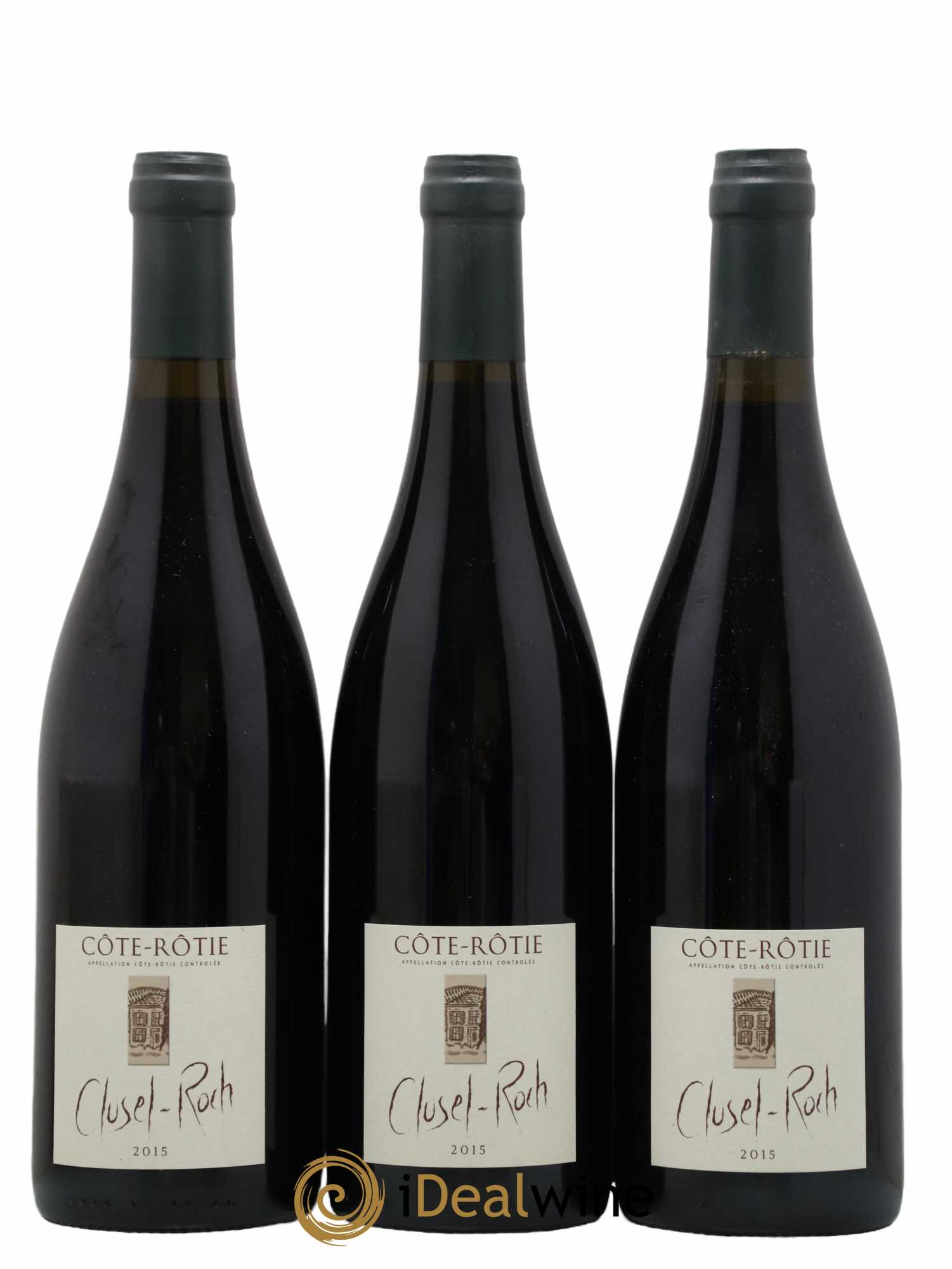 Côte-Rôtie Clusel-Roch 2015 - Lot of 3 bottles - 0