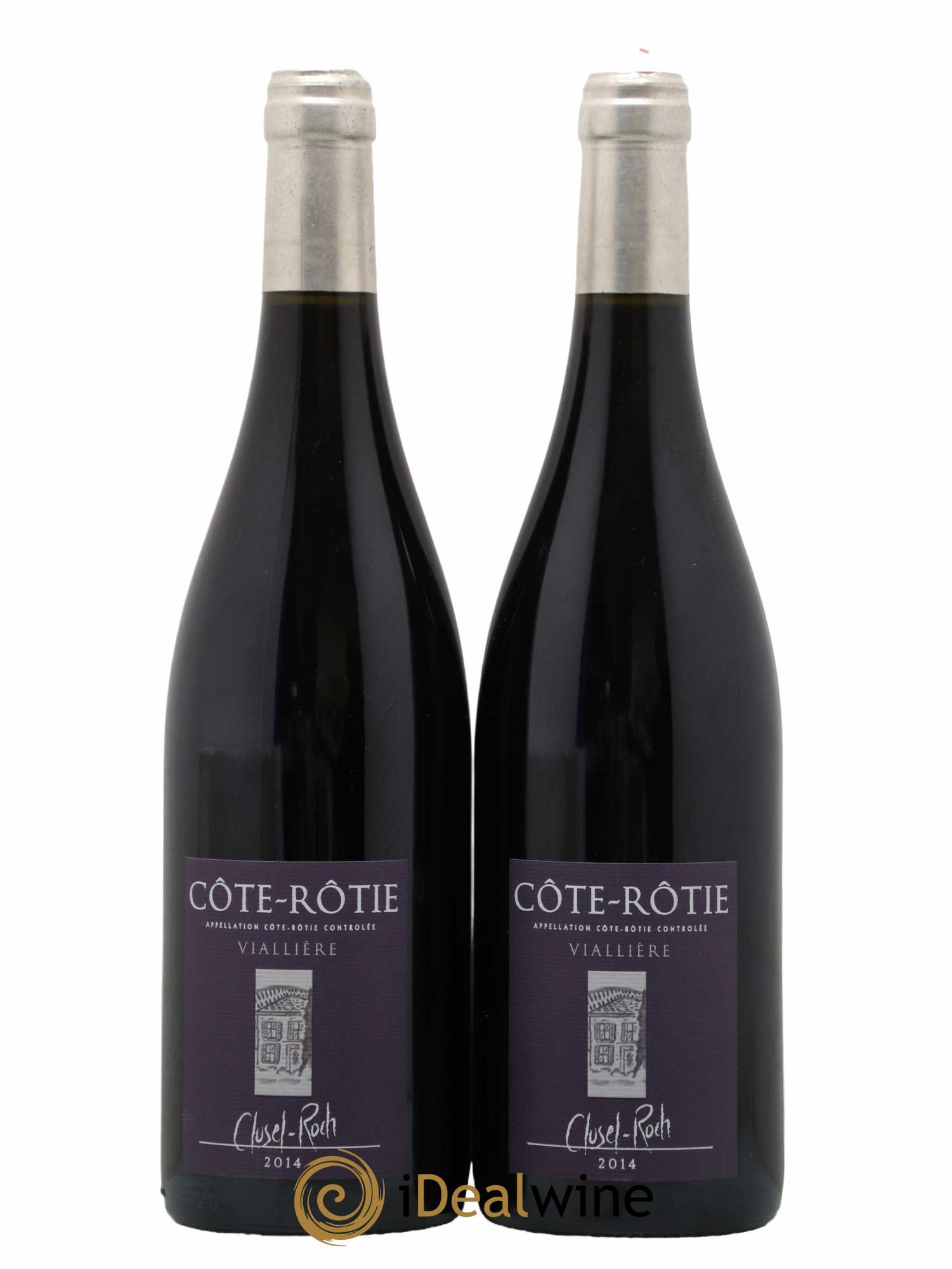 Côte-Rôtie Viallière Clusel-Roch 2014 - Lot de 2 bouteilles - 0