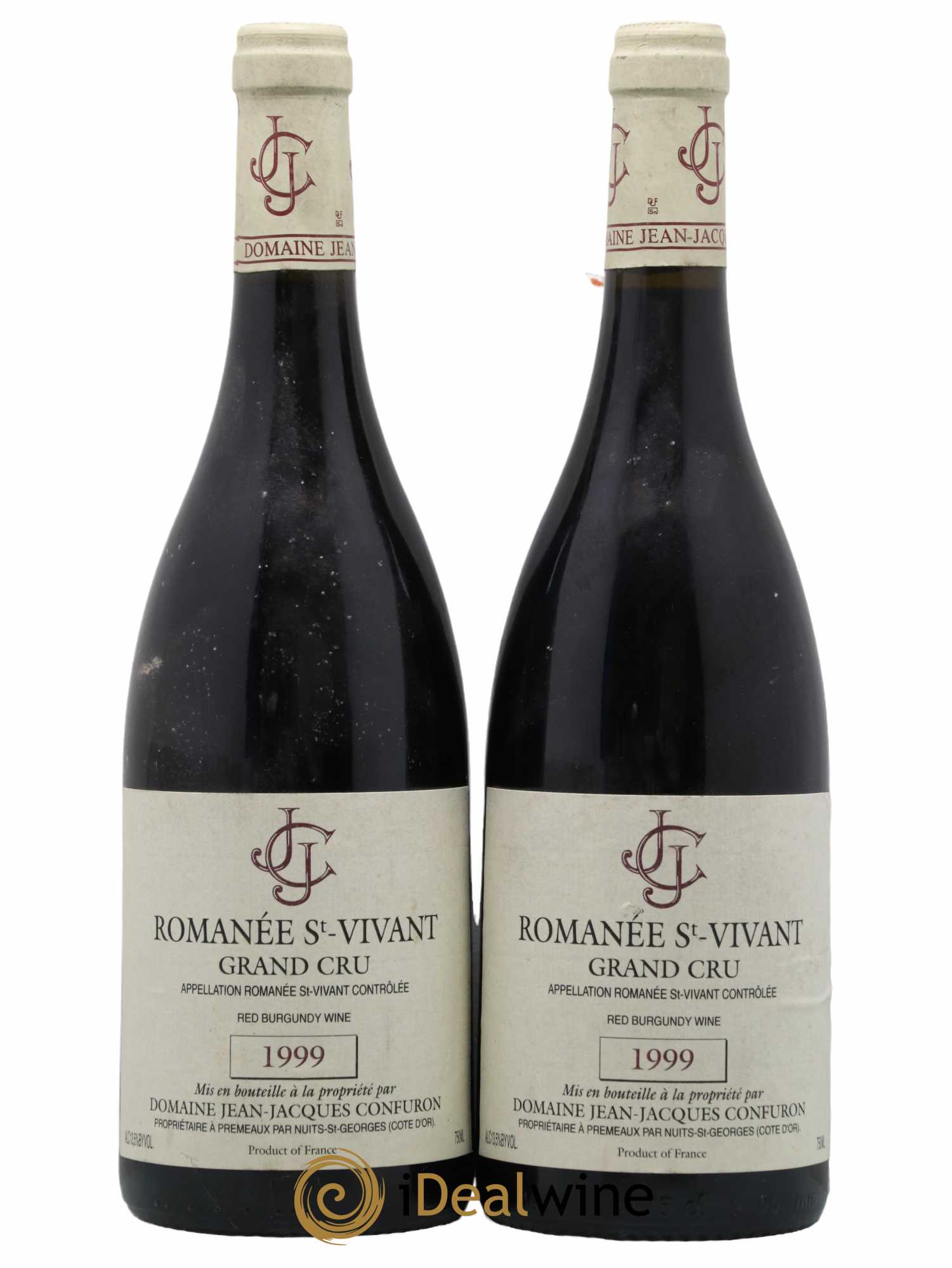 Romanée-Saint-Vivant Grand Cru Jean-Jacques Confuron 1999 - Lot de 2 bouteilles - 0