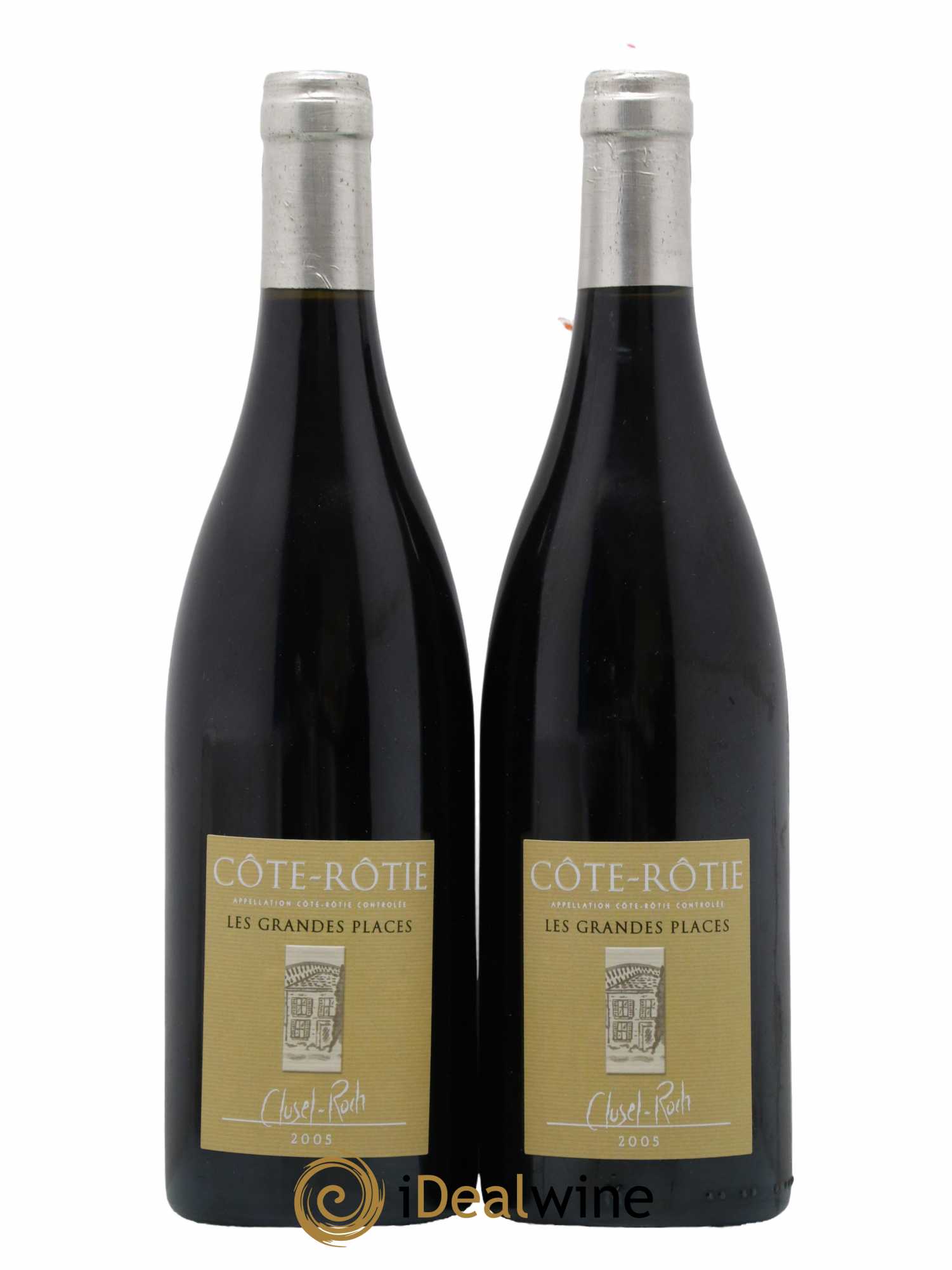 Côte-Rôtie Les Grandes Places Clusel-Roch 2005 - Lot de 2 bouteilles - 0