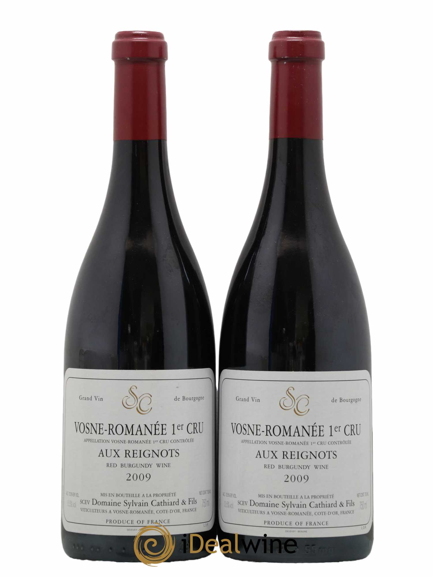 Vosne-Romanée 1er Cru Aux Reignots Sylvain Cathiard & Fils 2009 - Lot de 2 bouteilles - 0