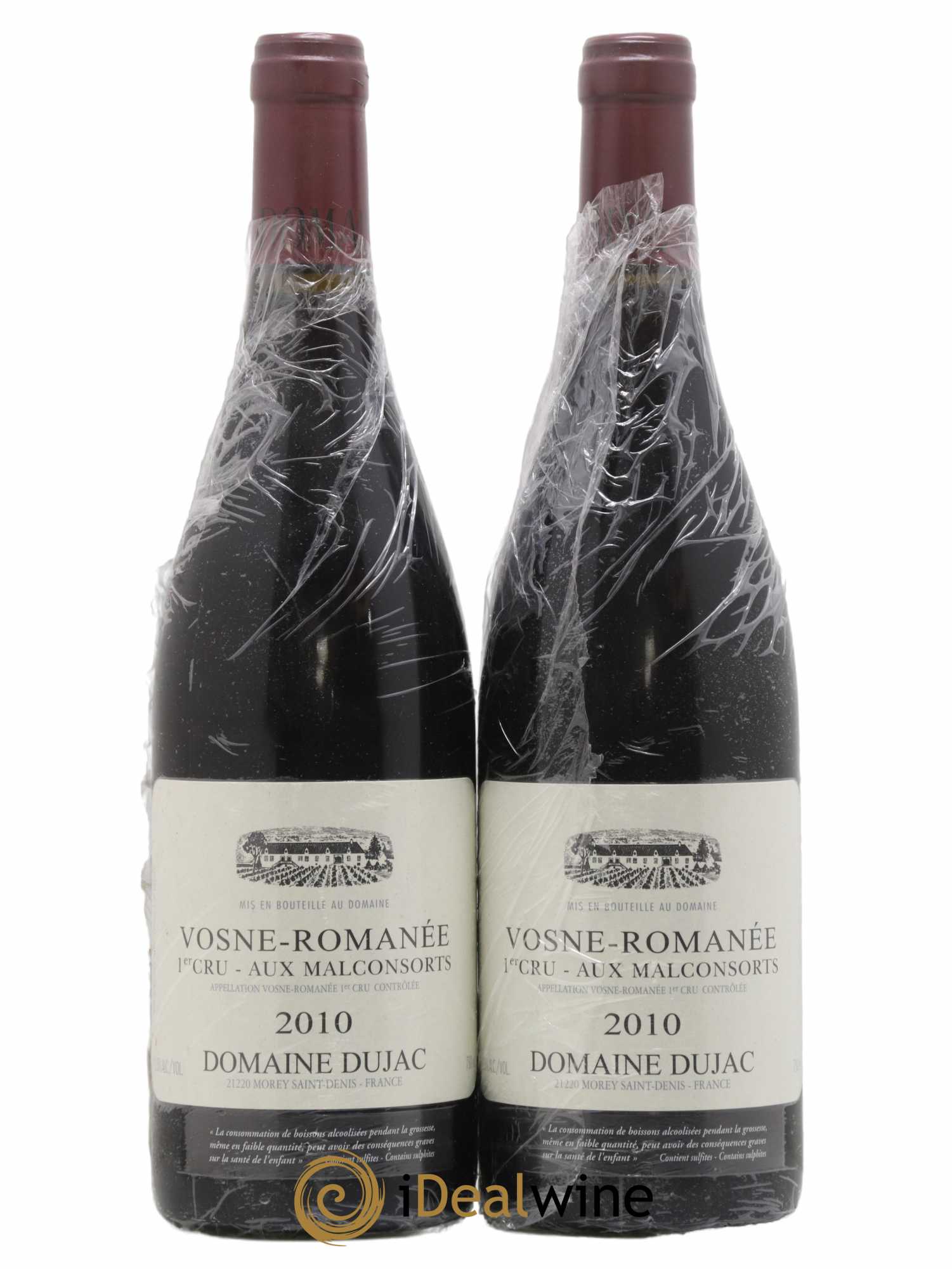 Vosne-Romanée 1er Cru Aux Malconsorts Dujac (Domaine) 2010 - Lotto di 2 bottiglie - 0