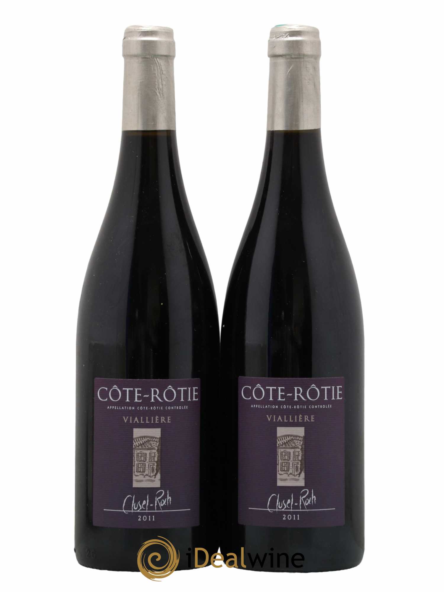 Côte-Rôtie Viallière Clusel-Roch 2011 - Lot de 2 bouteilles - 0