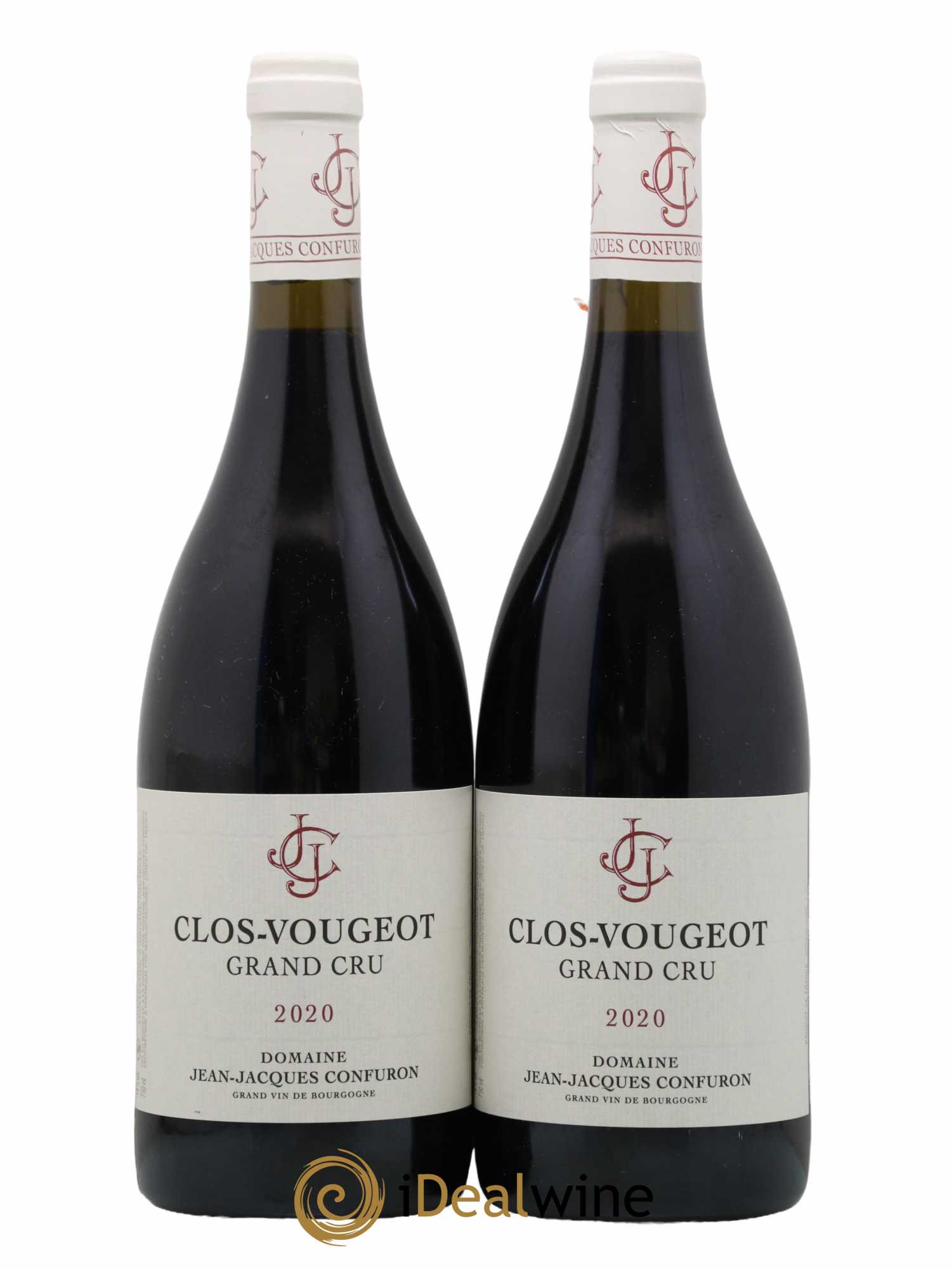 Clos de Vougeot Grand Cru Jean-Jacques Confuron 2020 - Lot de 2 bouteilles - 0