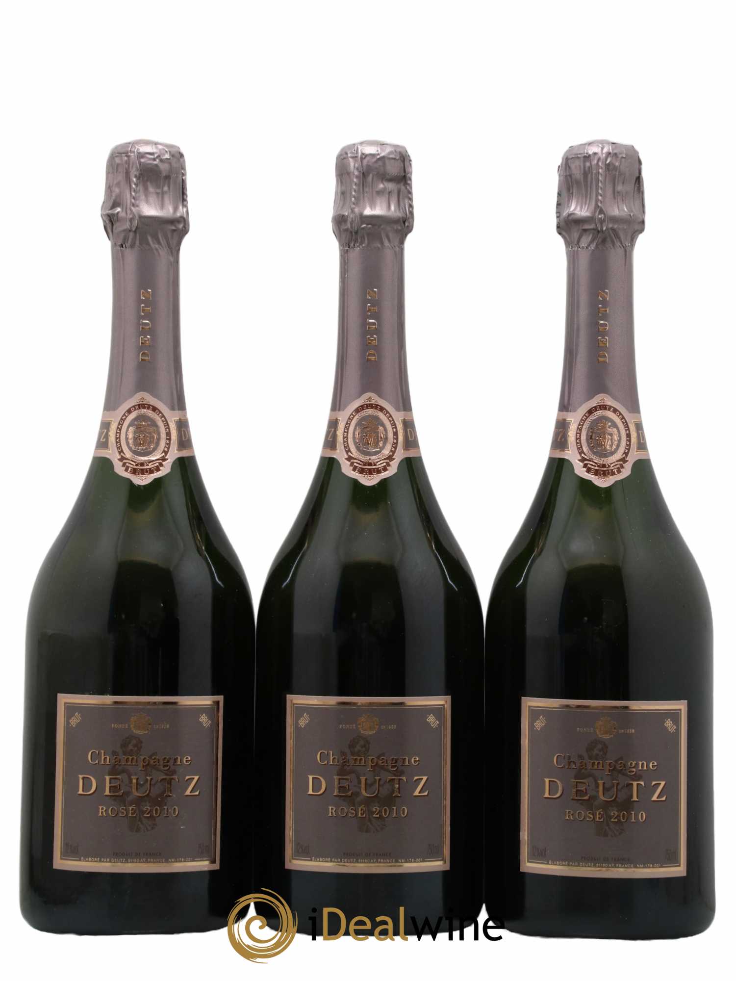 Rosé Deutz 2010 - Lot de 3 bouteilles - 0