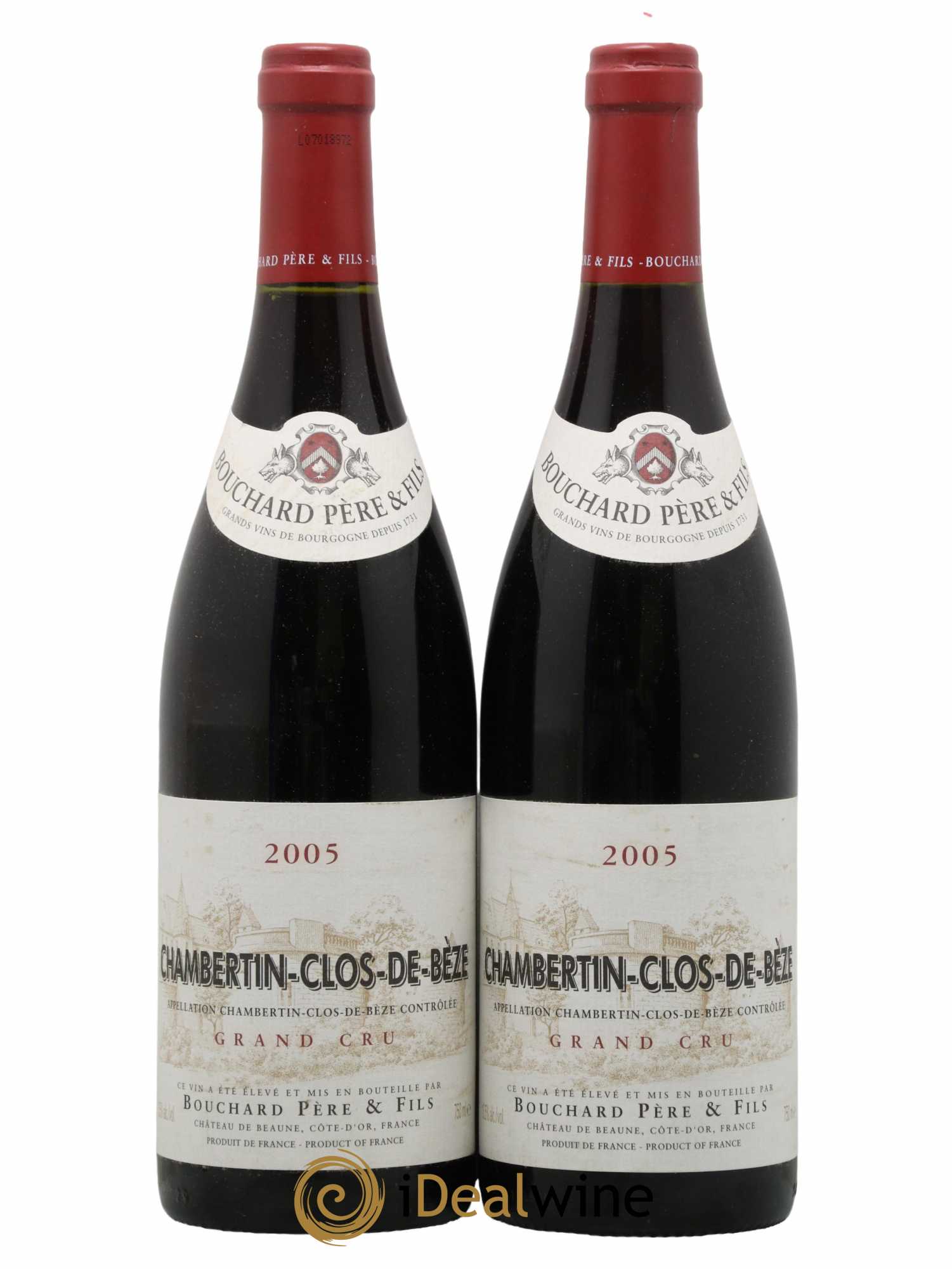 Chambertin Clos de Bèze Grand Cru Bouchard Père & Fils 2005 - Lot of 2 bottles - 0