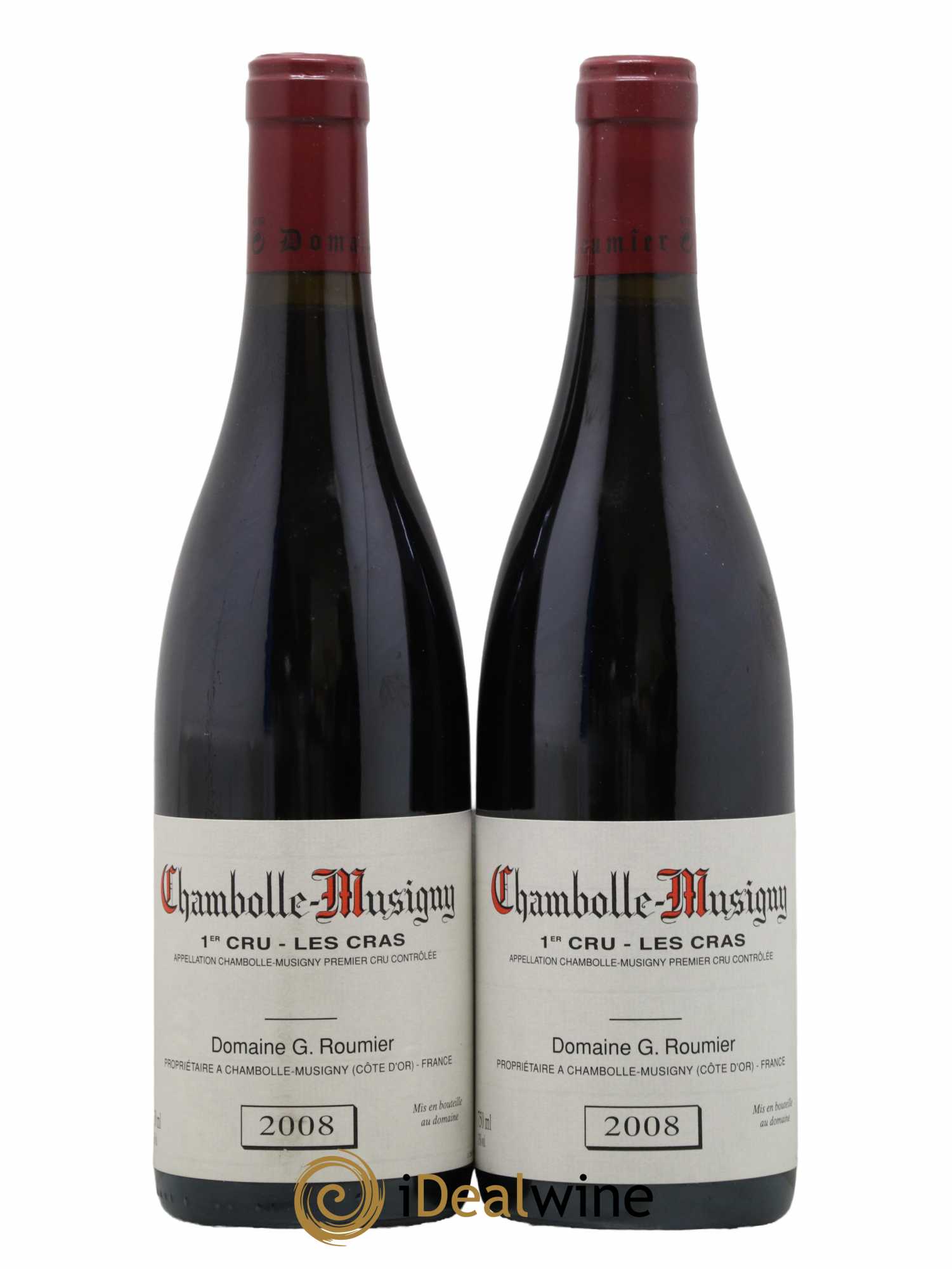 Chambolle-Musigny 1er Cru Les Cras Georges Roumier (Domaine) 2008 - Lot de 2 bouteilles - 0