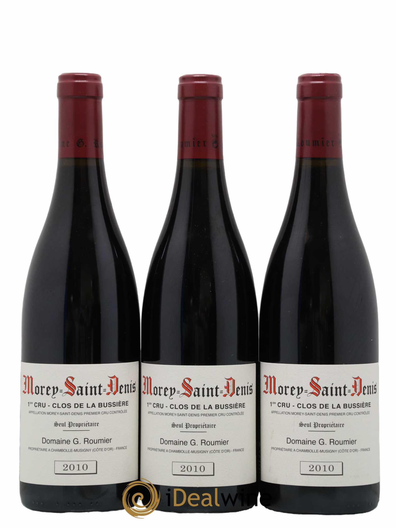 Morey-Saint-Denis 1er Cru Clos de la Bussière Georges Roumier (Domaine) 2010 - Lot de 3 bouteilles - 0