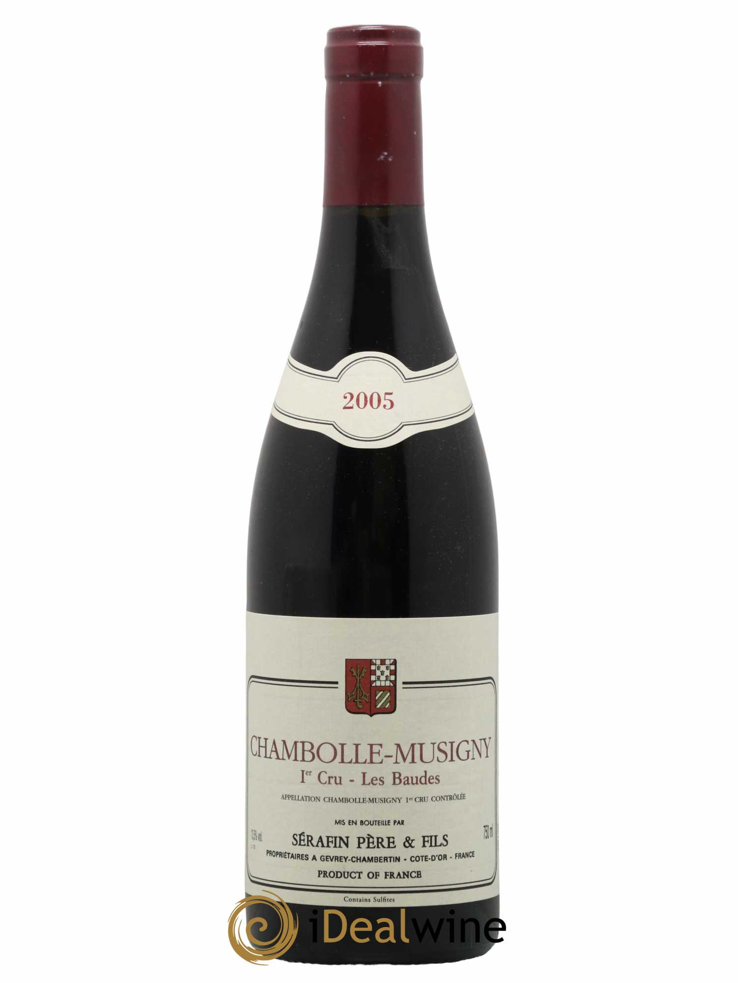 Chambolle-Musigny 1er Cru Les Baudes Christian Sérafin Père et Fils 2005 - Lot de 1 bouteille - 0