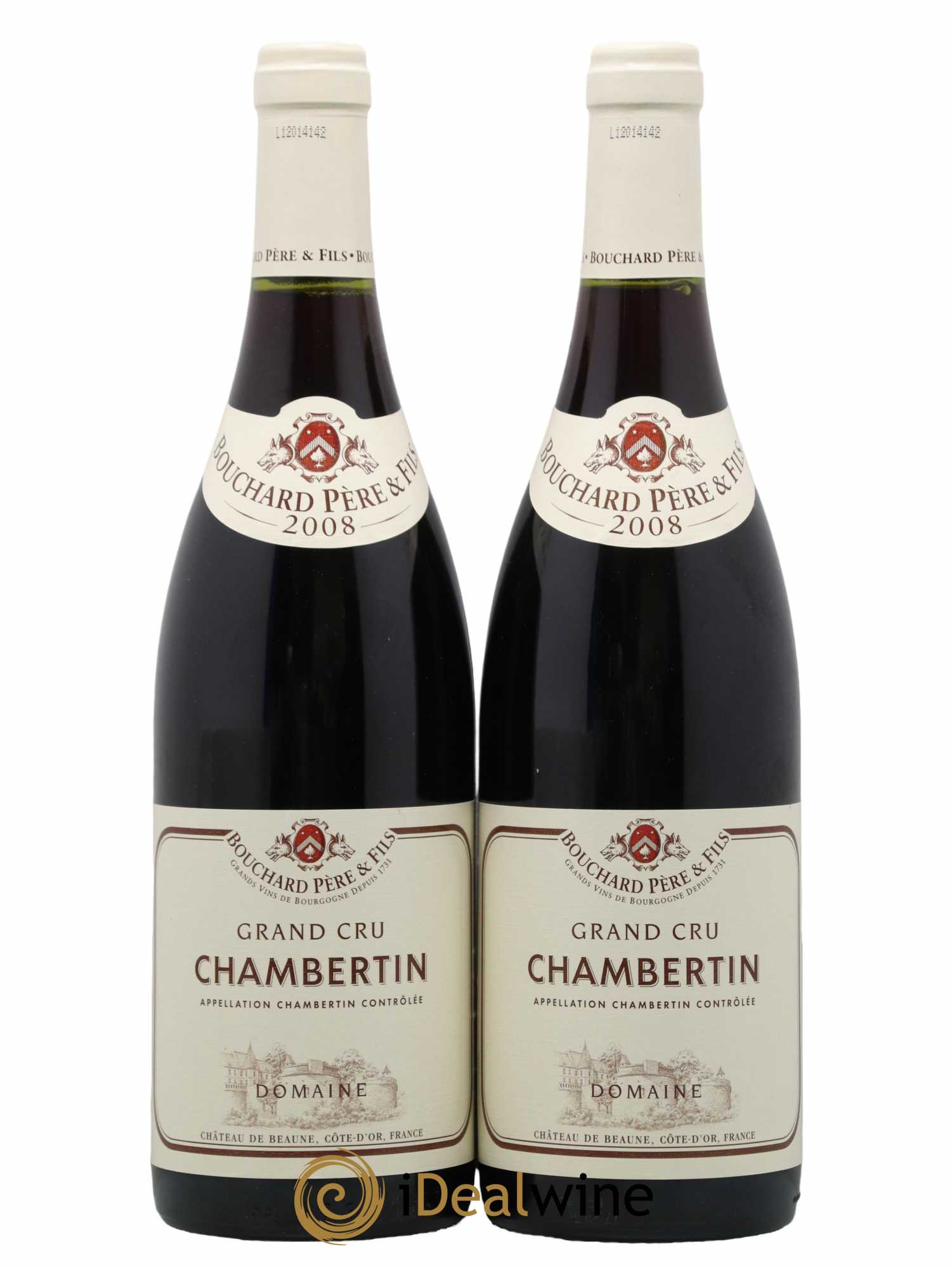 Chambertin Grand Cru Bouchard Père & Fils 2008 - Lot de 2 bouteilles - 0