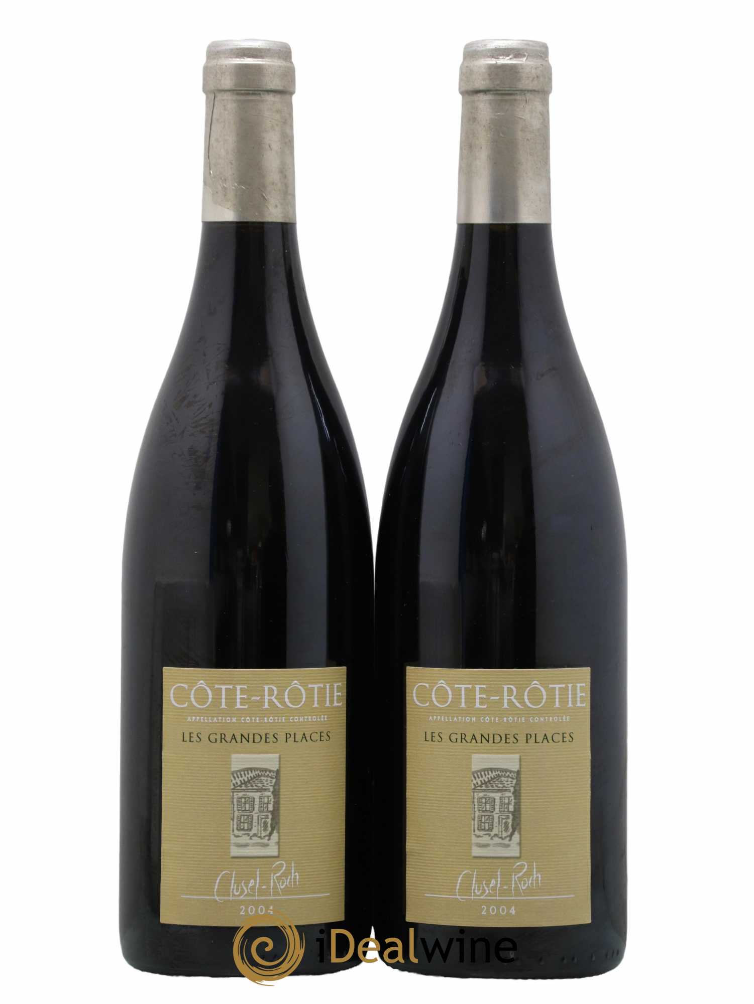 Côte-Rôtie Les Grandes Places Clusel-Roch 2004 - Lot de 2 bouteilles - 0