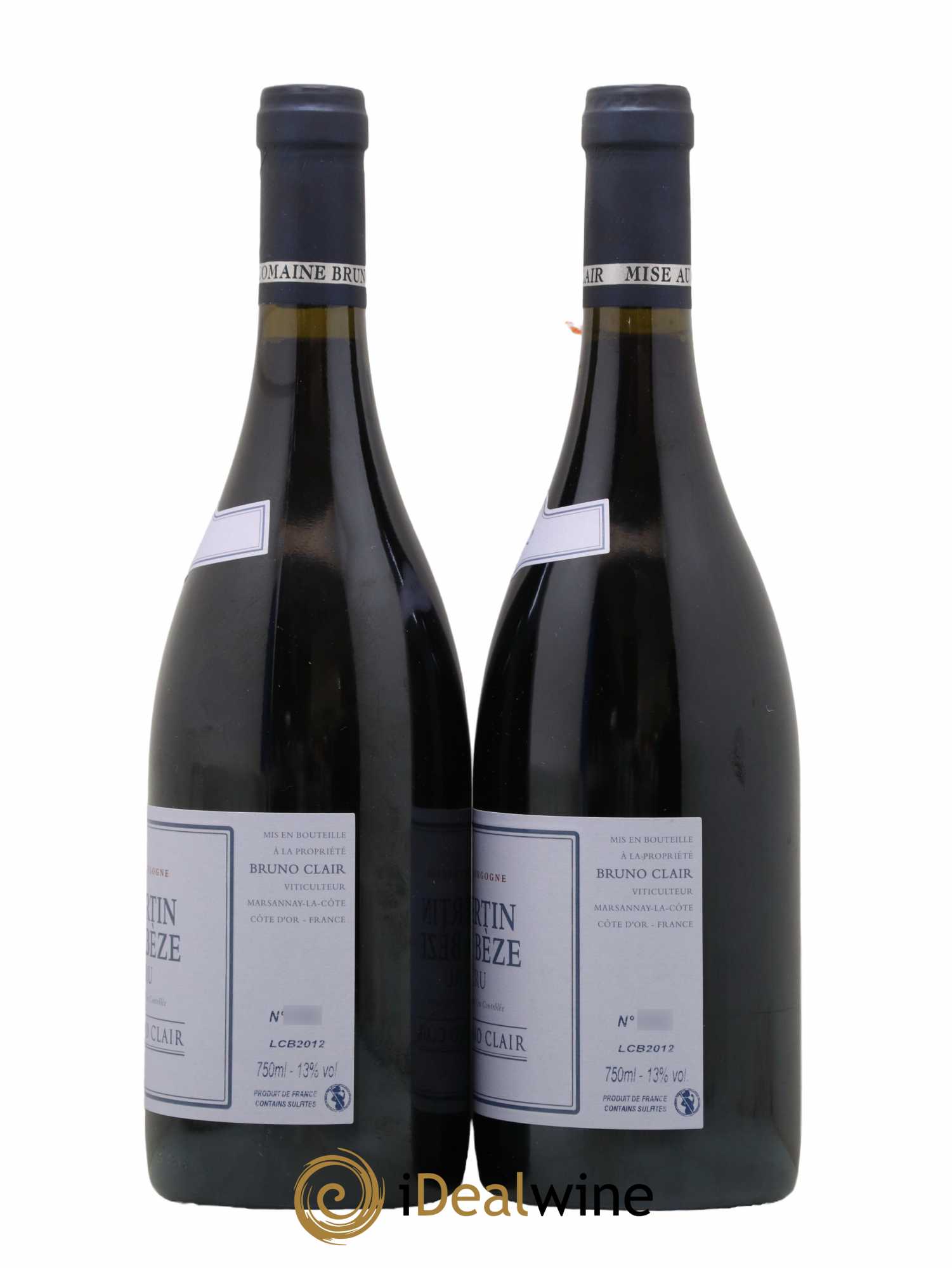 Chambertin Clos de Bèze Grand Cru Bruno Clair (Domaine) 2012 - Lot de 2 bouteilles - 1