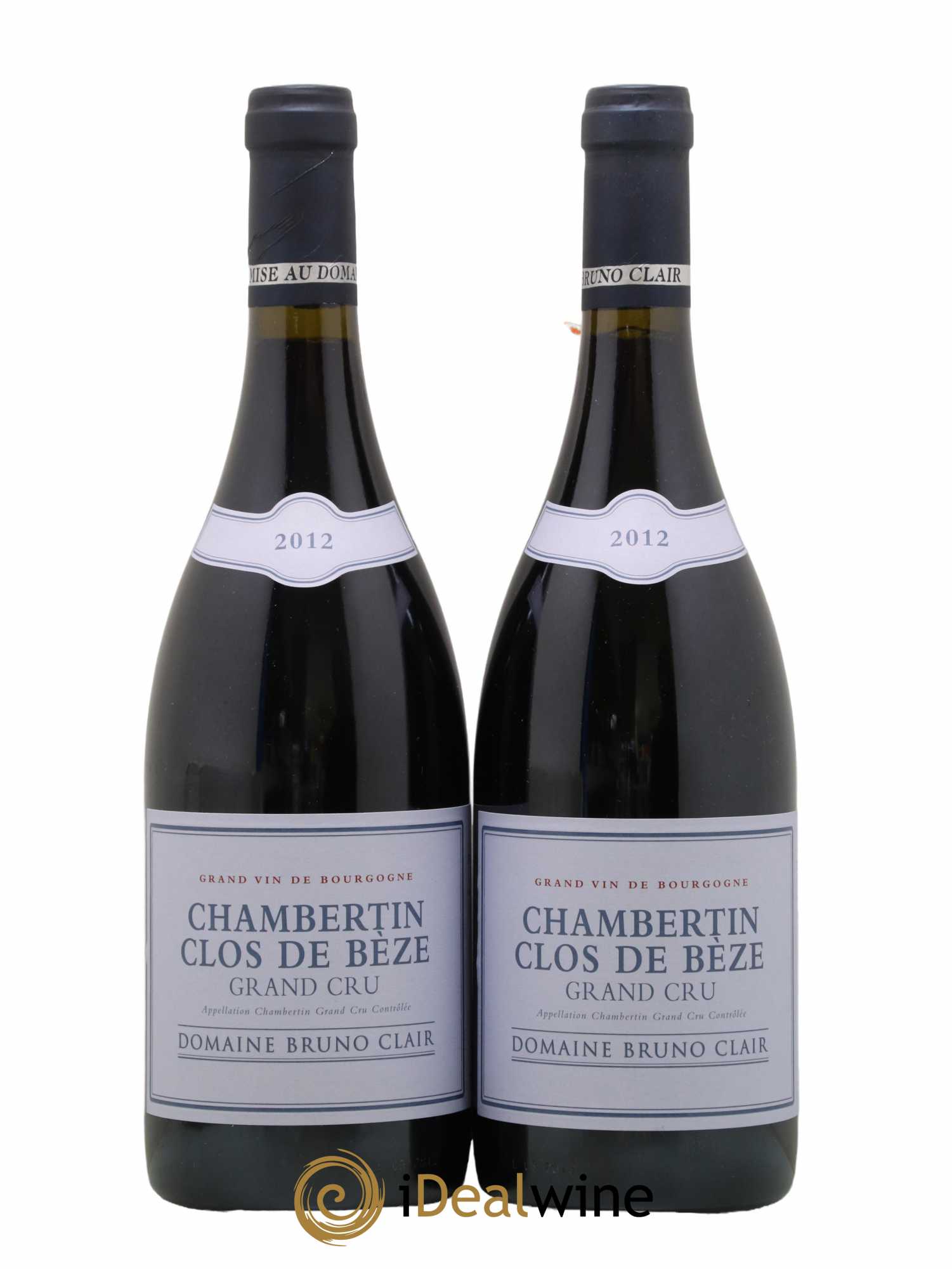 Chambertin Clos de Bèze Grand Cru Bruno Clair (Domaine) 2012 - Lot de 2 bouteilles - 0