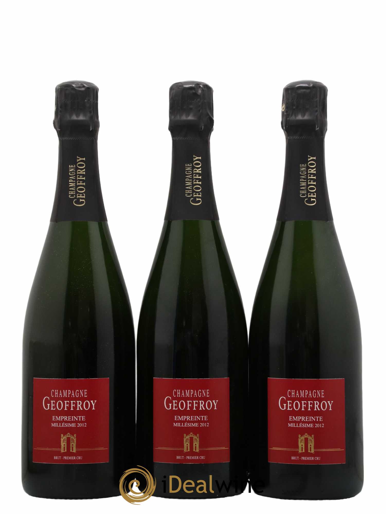 Champagne Brut 1er Cru Empreinte Maison Geoffroy 2012 - Lot de 3 bouteilles - 0