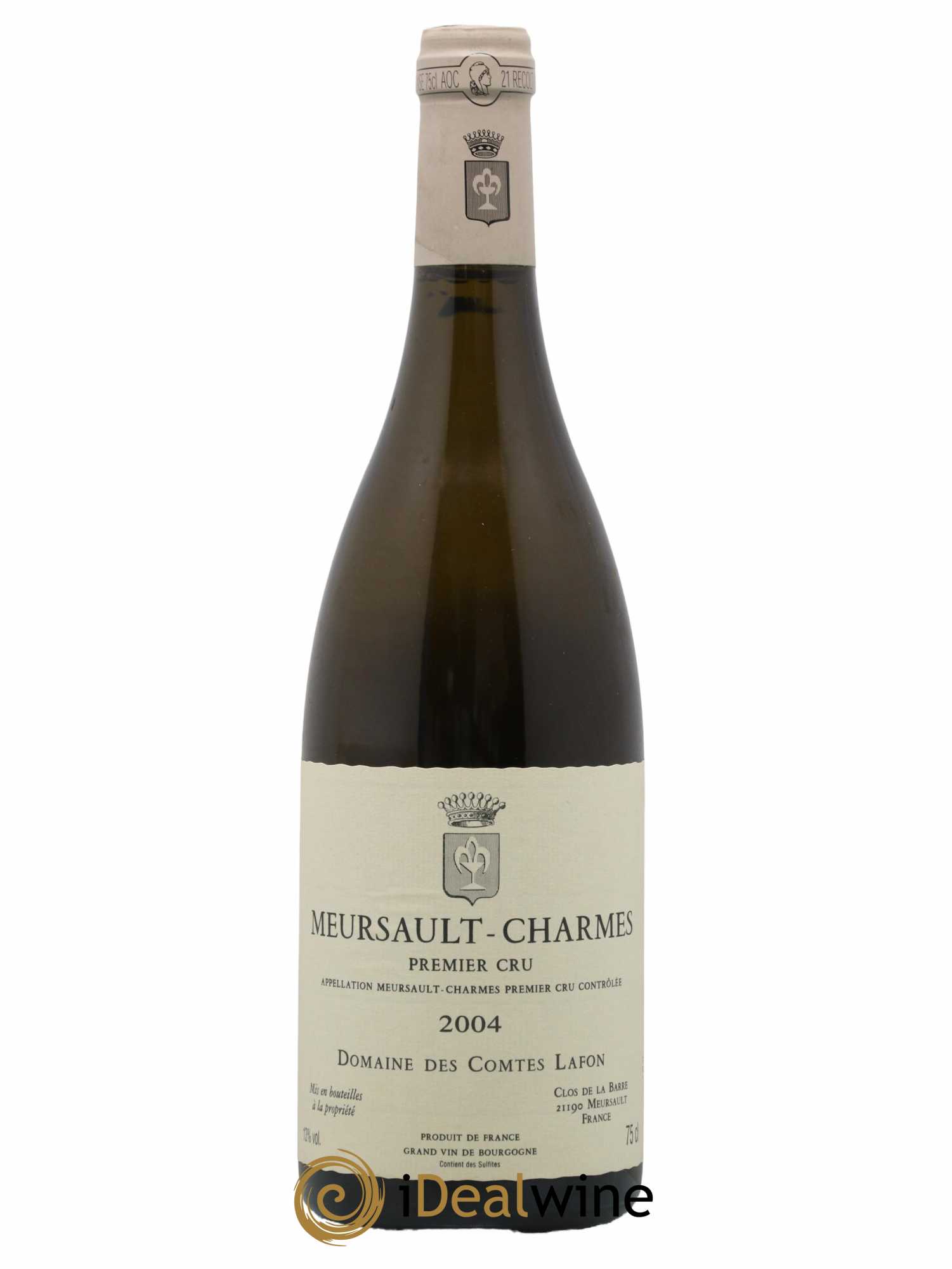 Meursault 1er Cru Charmes Comtes Lafon (Domaine des) 2004 - Lot de 1 bouteille - 0