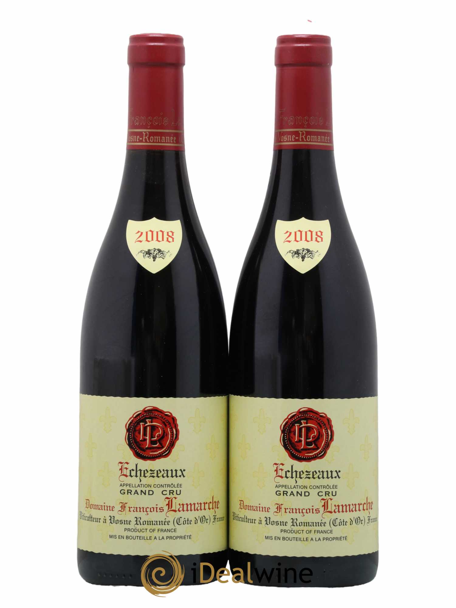 Echezeaux Grand Cru Lamarche (Domaine) 2008 - Lot de 2 bouteilles - 0