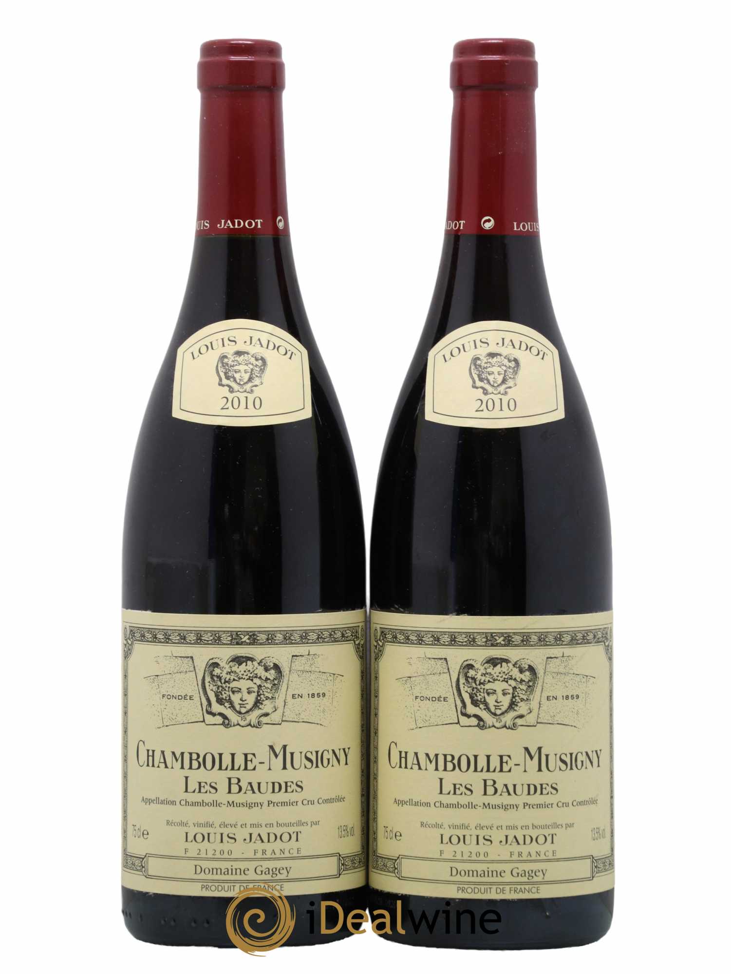 Chambolle-Musigny 1er Cru Les Baudes Louis Jadot 2010 - Lot de 2 bouteilles - 0