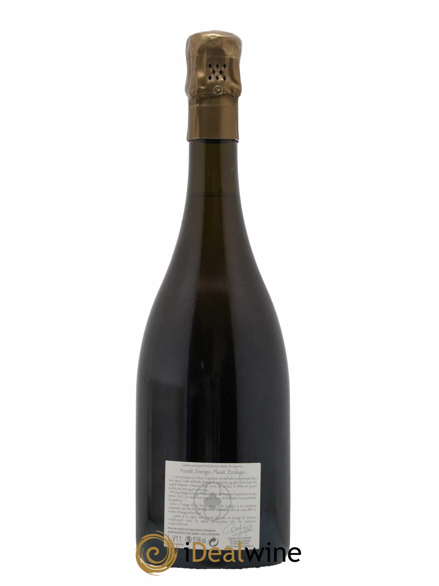 L'Apôtre Blanc de Blancs 1er Cru Extra-Brut David Leclapart 2011 - Lot de 1 bouteille - 1