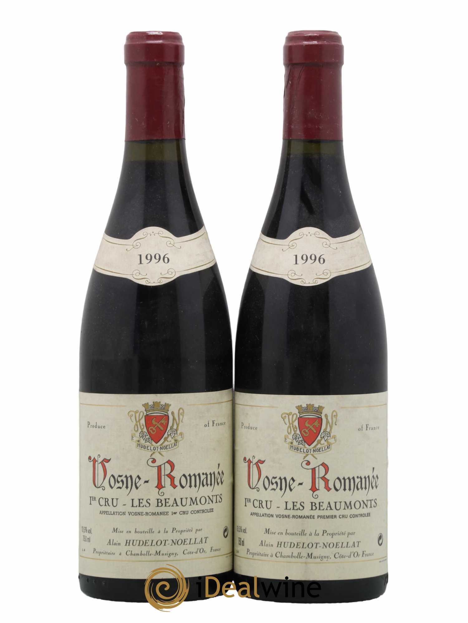 Vosne-Romanée 1er Cru Les Beaumonts Hudelot-Noëllat 1996 - Lot de 2 bouteilles - 0