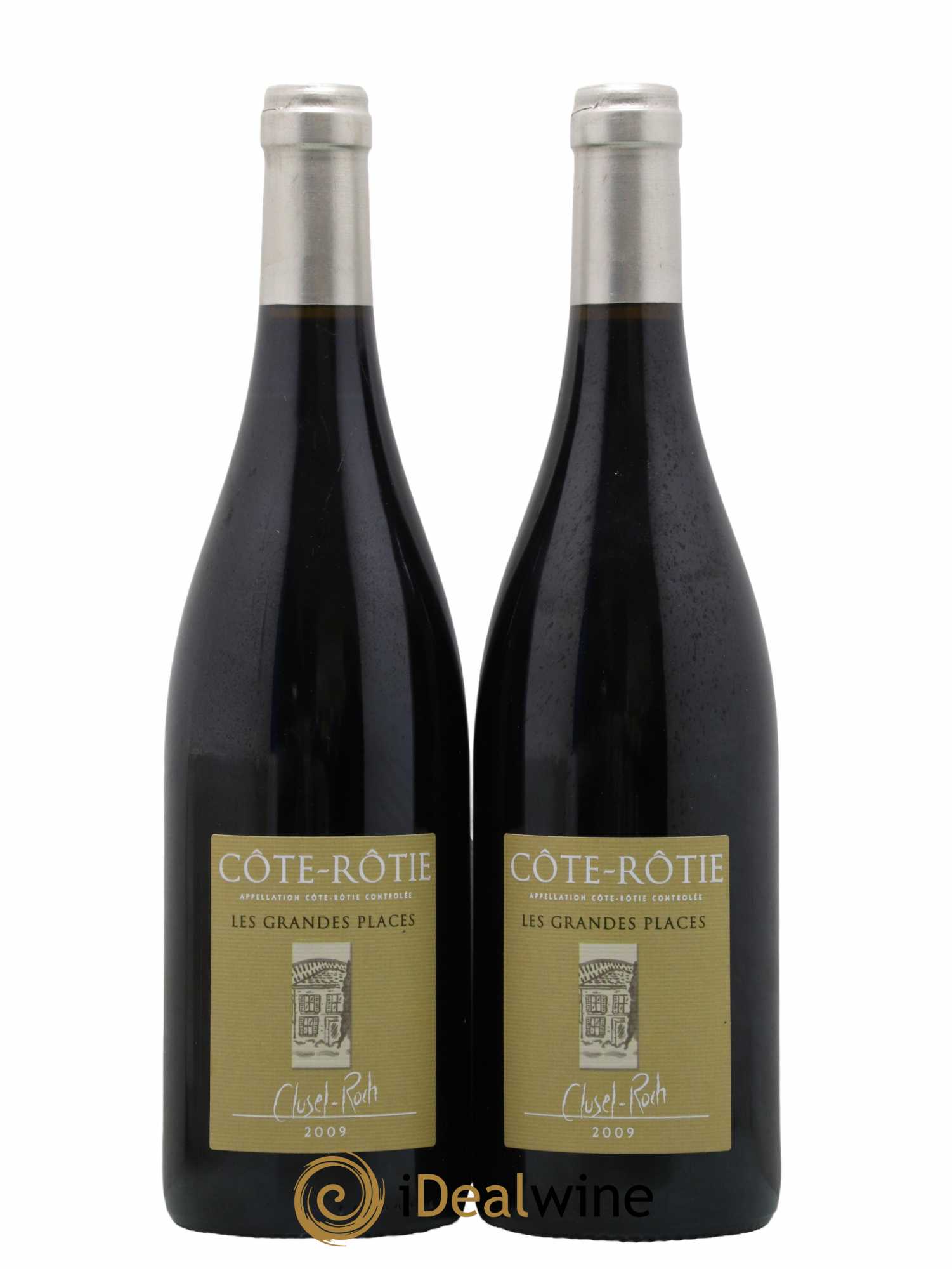 Côte-Rôtie Les Grandes Places Clusel-Roch 2009 - Lot de 2 bouteilles - 0