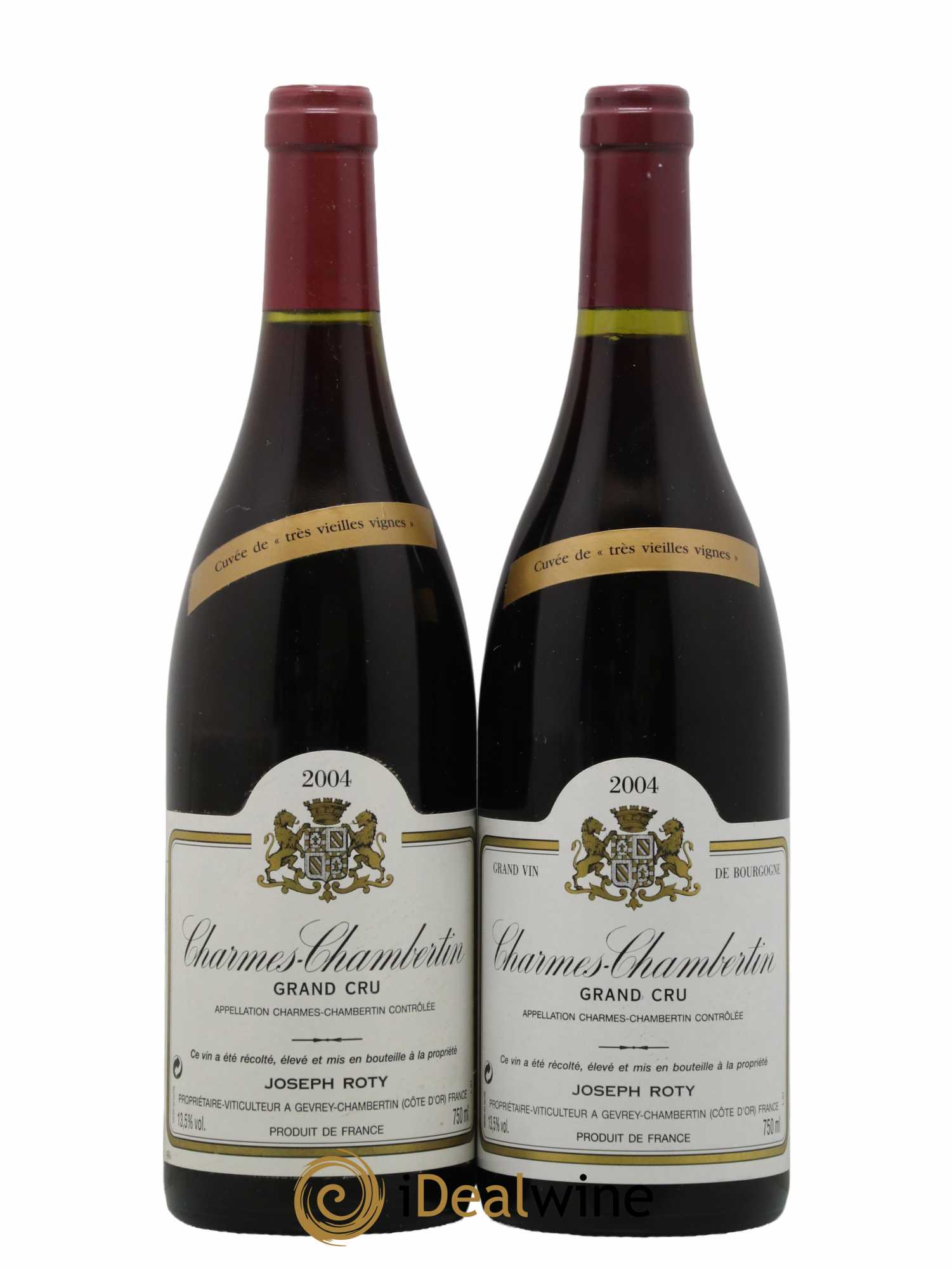 Charmes-Chambertin Grand Cru Joseph Roty (Domaine) Très Vielles Vignes 2004 - Lot de 2 bouteilles - 0