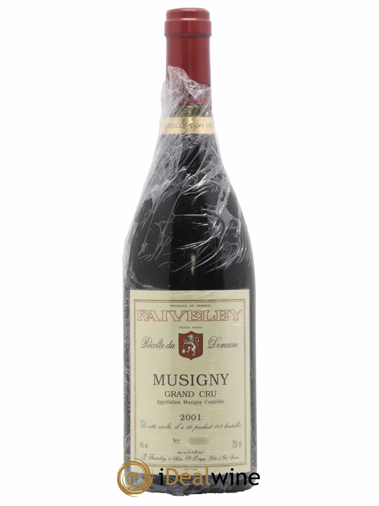 Musigny Grand Cru Faiveley 2001 - Lot de 1 bouteille - 0