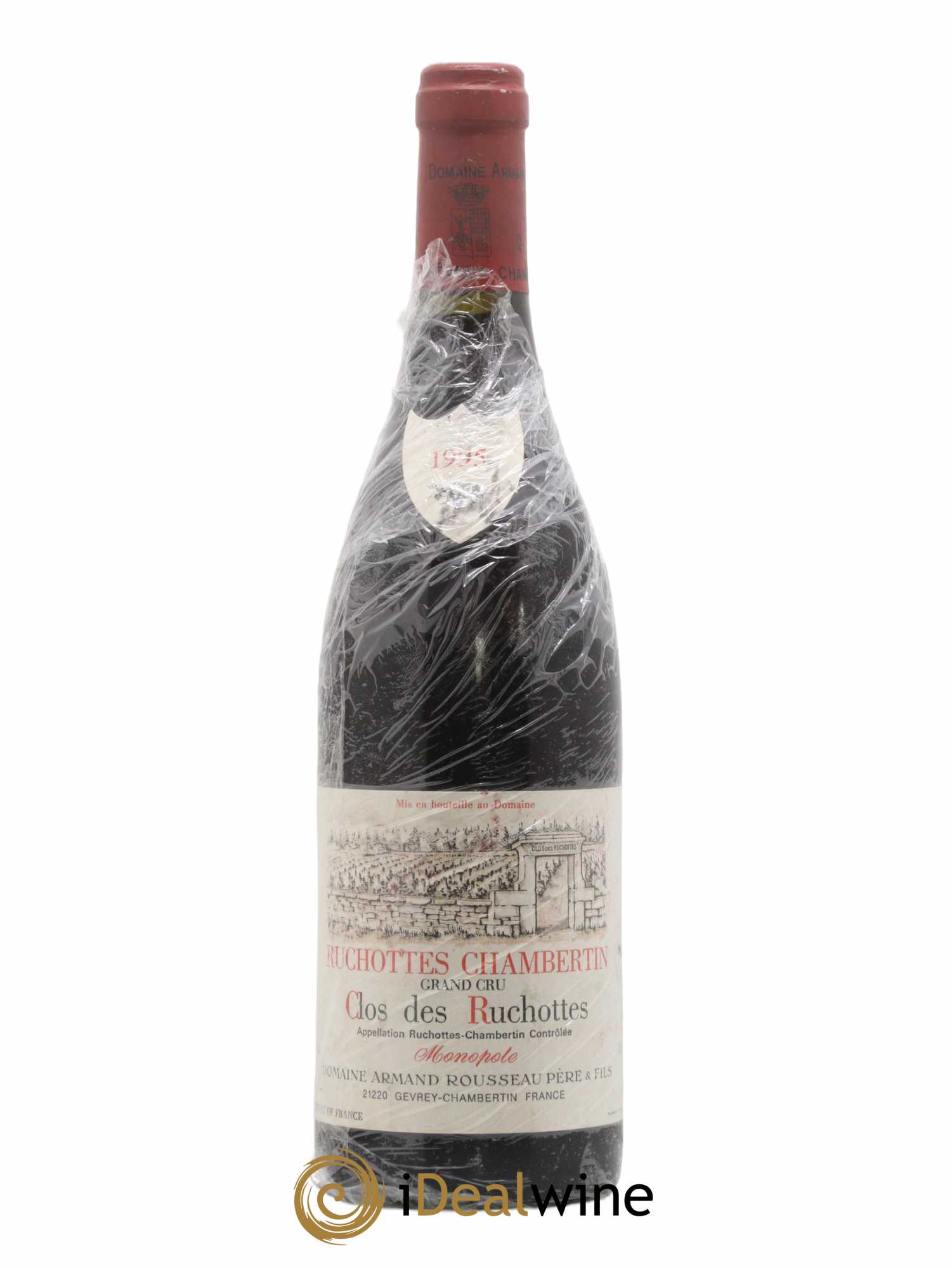 Ruchottes-Chambertin Grand Cru Clos des Ruchottes Armand Rousseau (Domaine) 1995 - Lot de 1 bouteille - 0