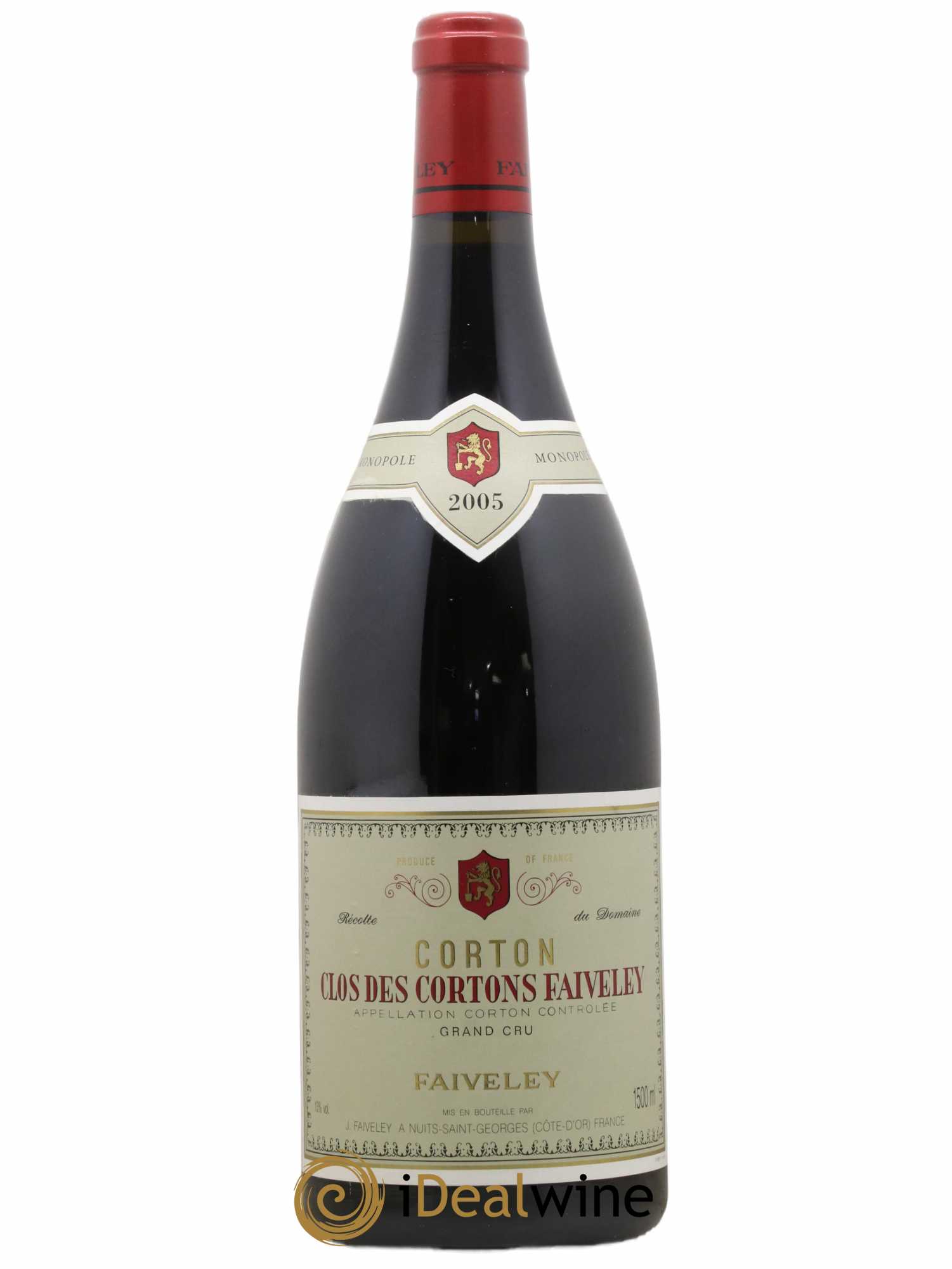 Corton Grand Cru Clos des Cortons Faiveley 2005 - Lot de 1 magnum - 0