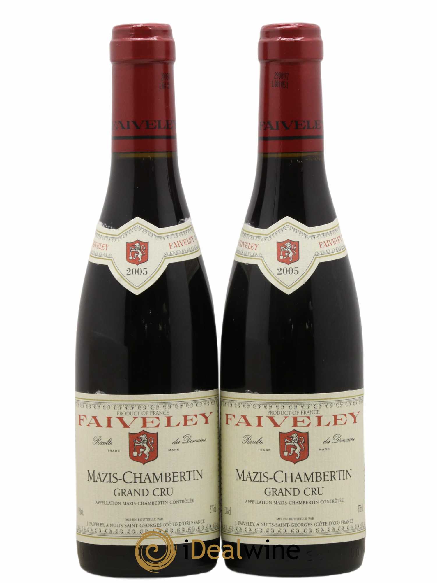 Mazis-Chambertin Grand Cru Faiveley 2005 - Lot de 2 demi bouteilles - 0
