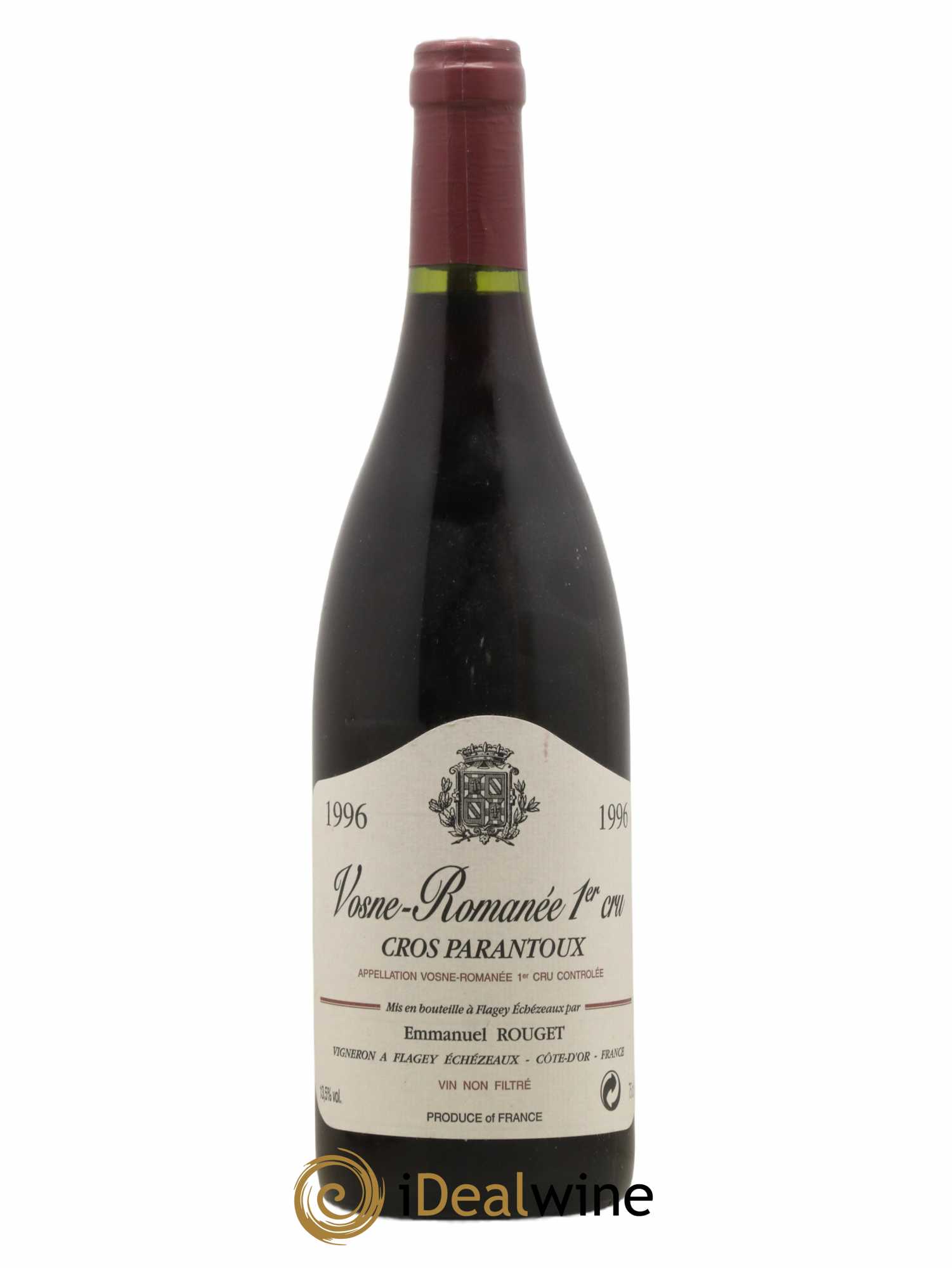 Vosne-Romanée 1er Cru Cros Parantoux Emmanuel Rouget 1996 - Lot de 1 bouteille - 0