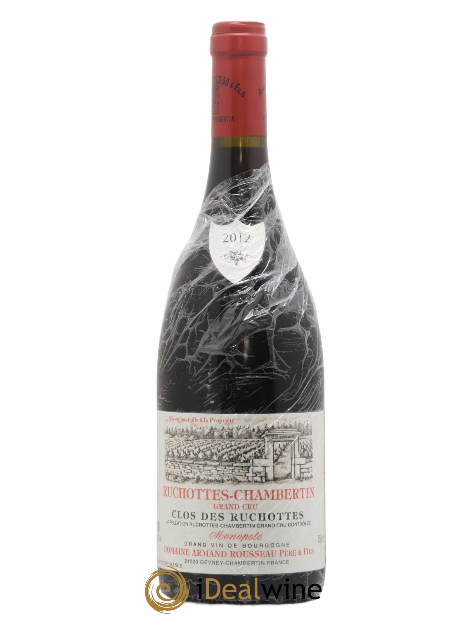 Ruchottes-Chambertin Grand Cru Clos des Ruchottes Armand Rousseau (Domaine) 2012 - Lot de 1 bouteille - 0