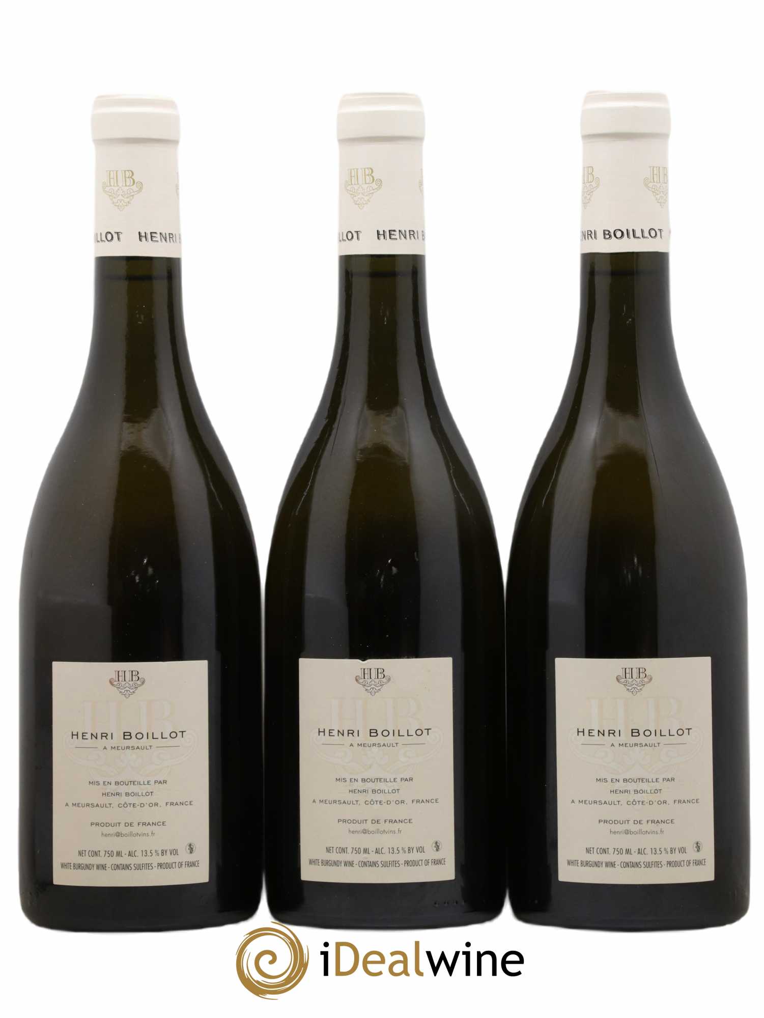 Puligny-Montrachet 1er Cru Clos de la Mouchère Henri Boillot (Domaine) 2012 - Lot de 3 bouteilles - 1