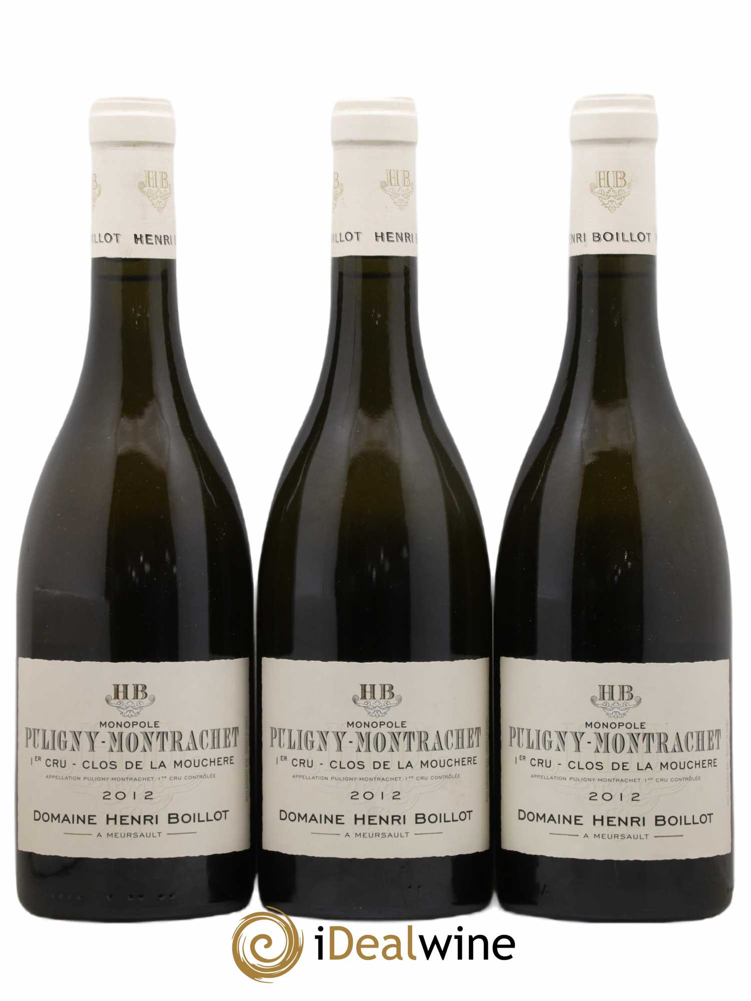 Puligny-Montrachet 1er Cru Clos de la Mouchère Henri Boillot (Domaine) 2012 - Lot de 3 bouteilles - 0