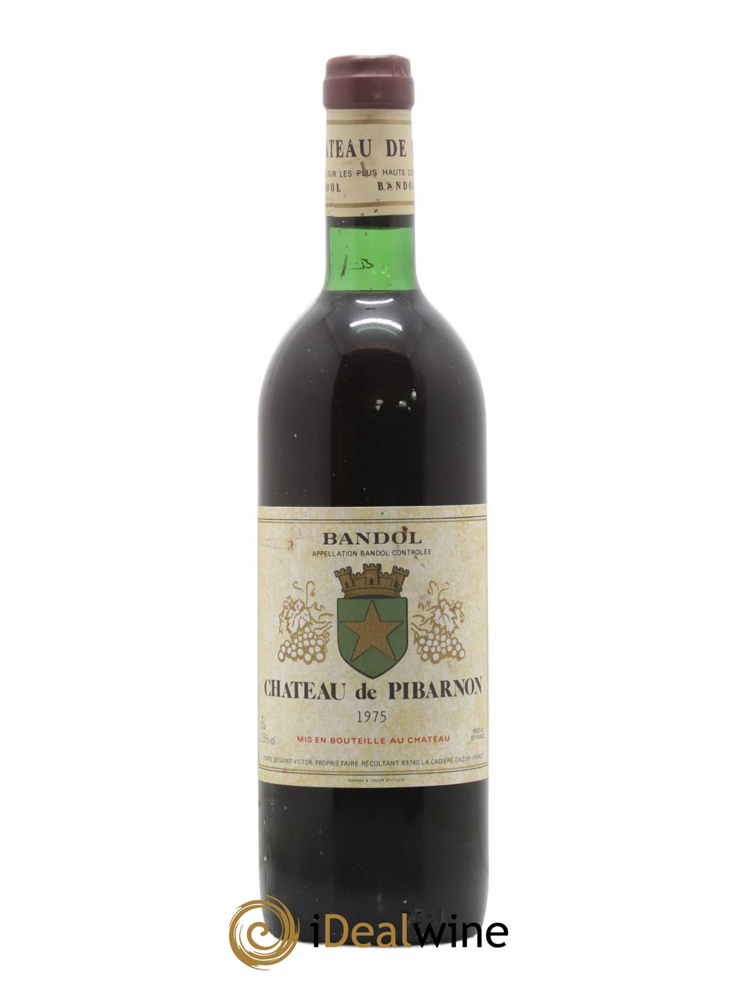 Bandol Château de Pibarnon Comte de Saint-Victor 1975 - Lot de 1 bouteille - 0