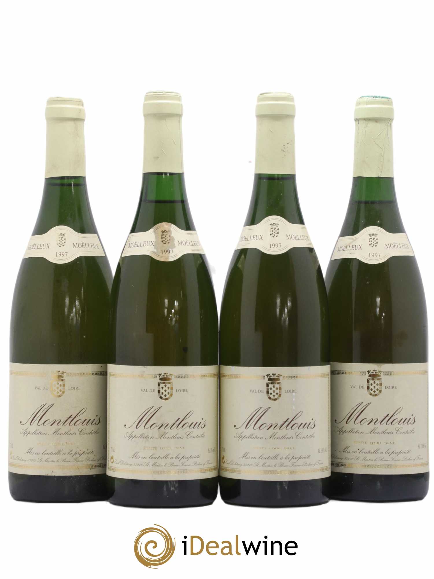 Montlouis-sur-Loire Domaine Deletang 1997 - Posten von 4 Flaschen - 0