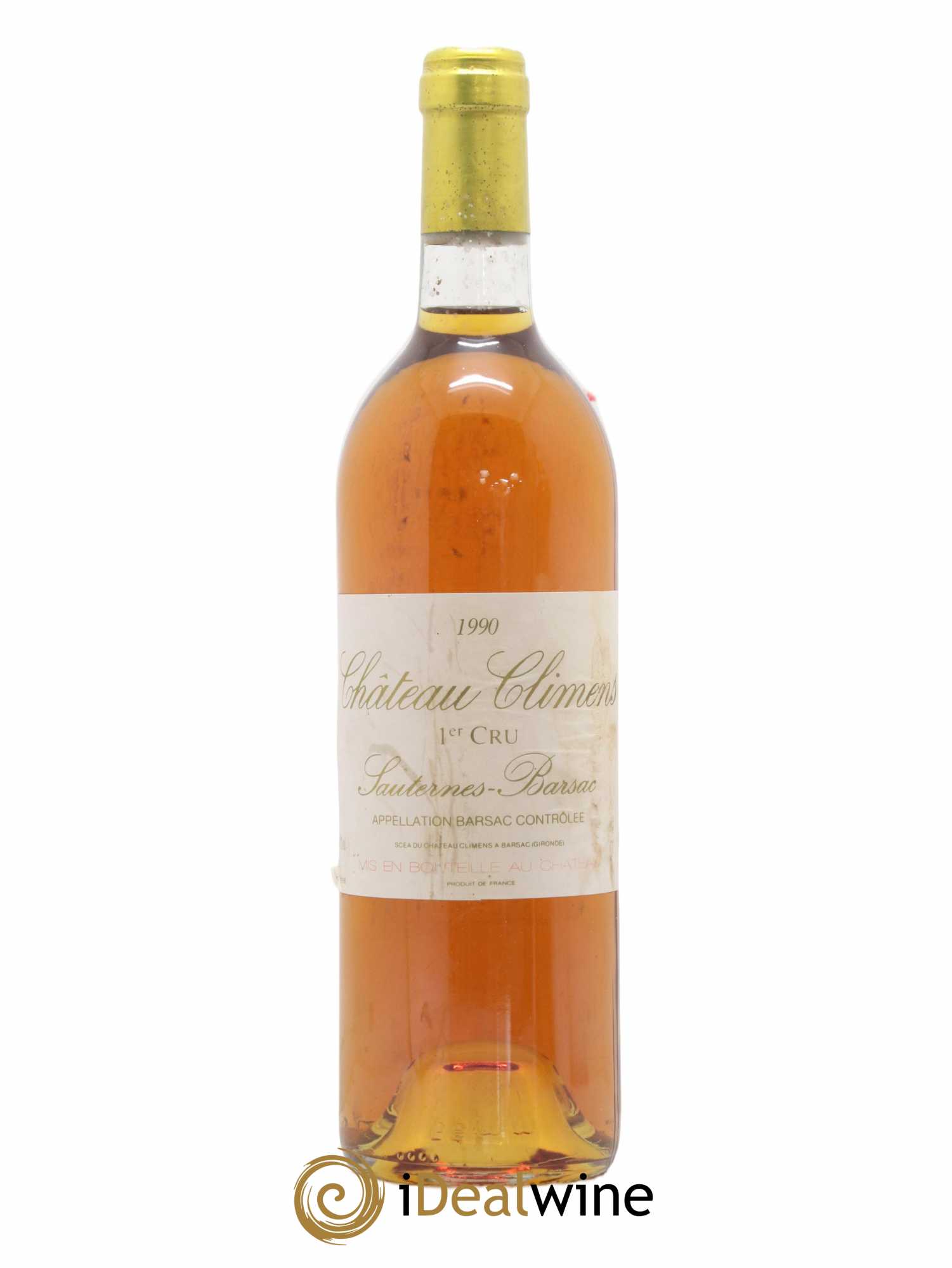 Château Climens 1er Grand Cru Classé 1990 - Lot de 1 bouteille - 0