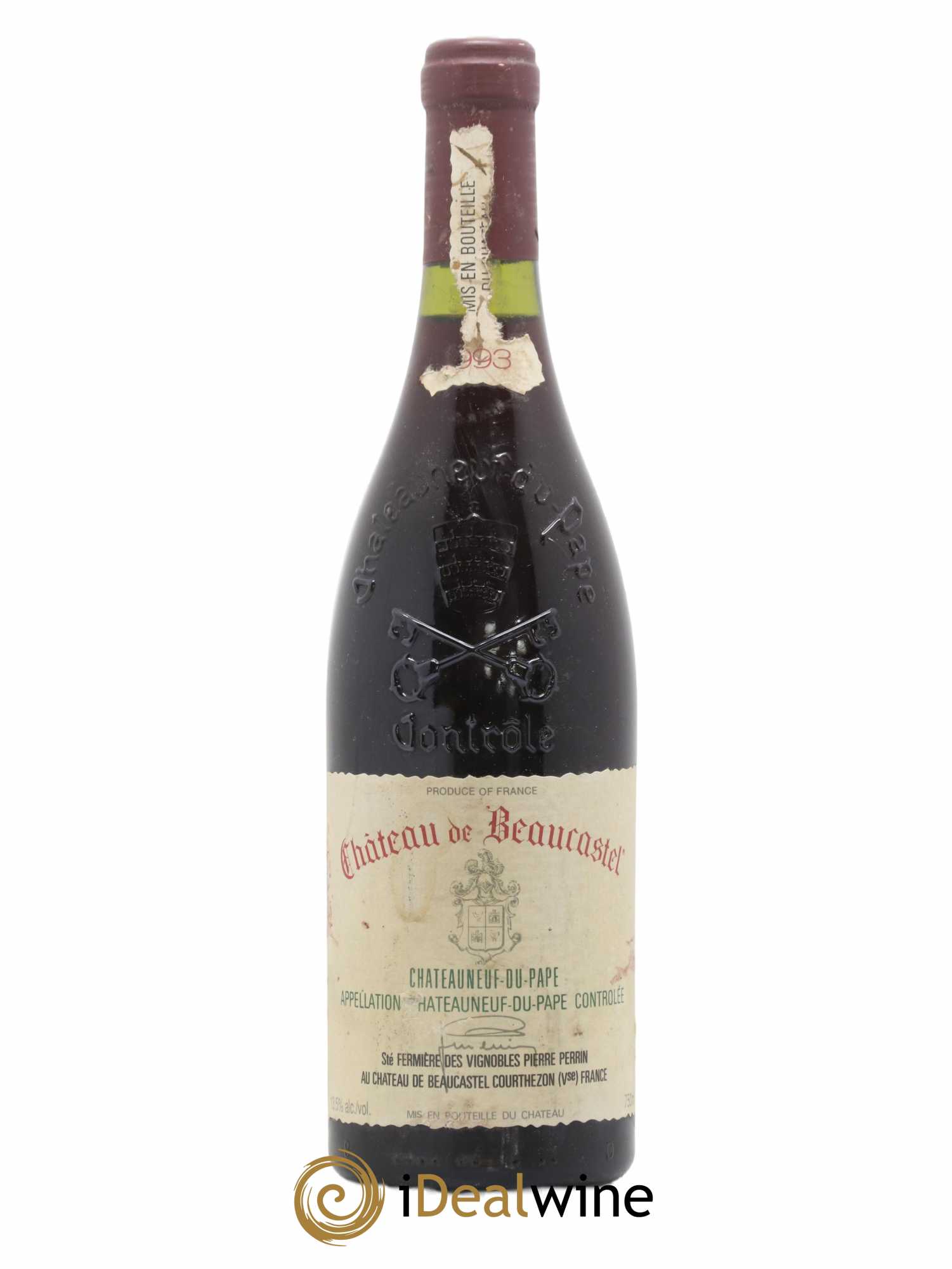 Châteauneuf-du-Pape Château de Beaucastel Famille Perrin 1993 - Lot de 1 bouteille - 0