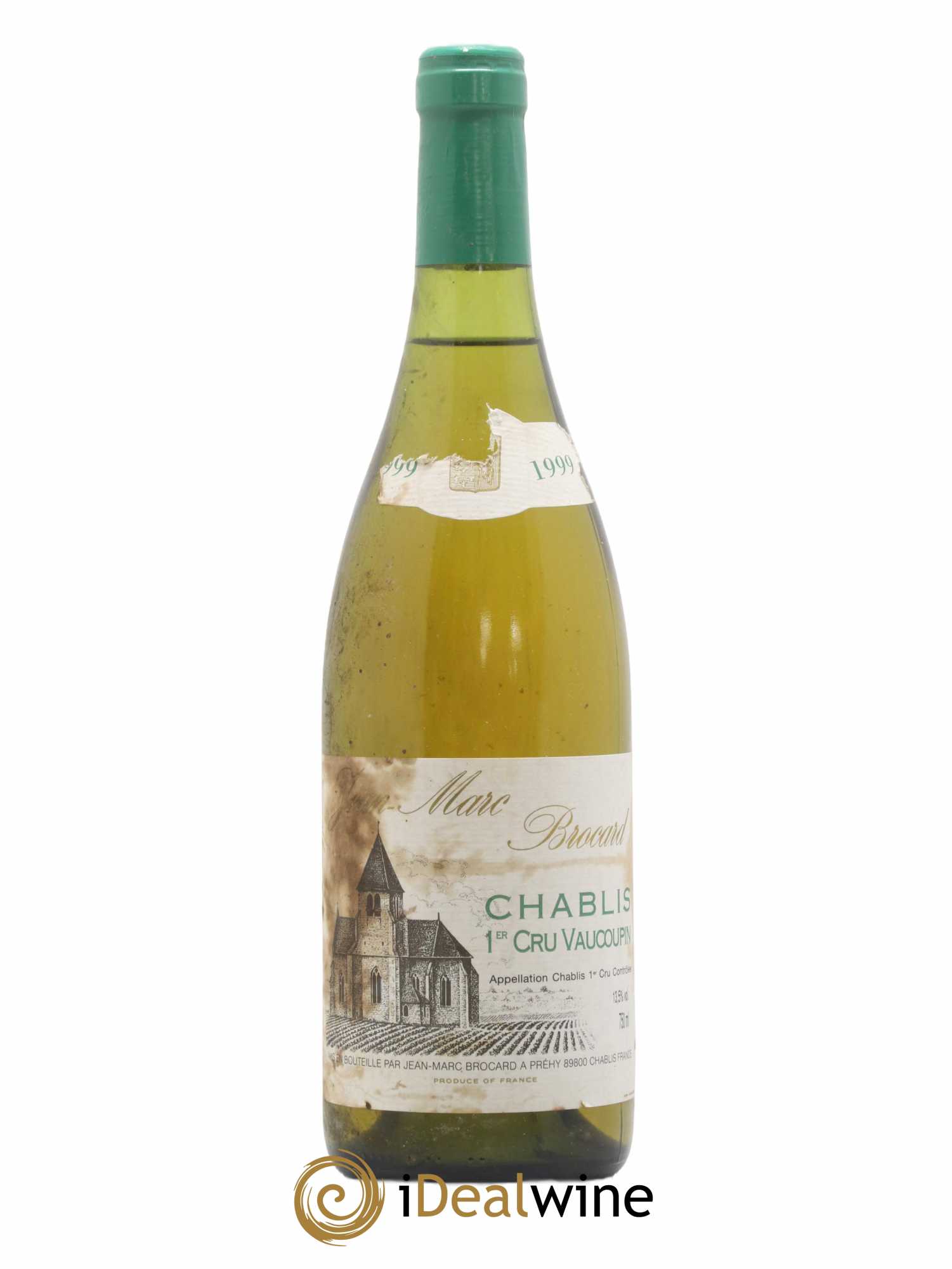 Chablis 1er Cru Vaucoupin Jean-Marc Brocard 1999 - Posten von 1 Flasche - 0