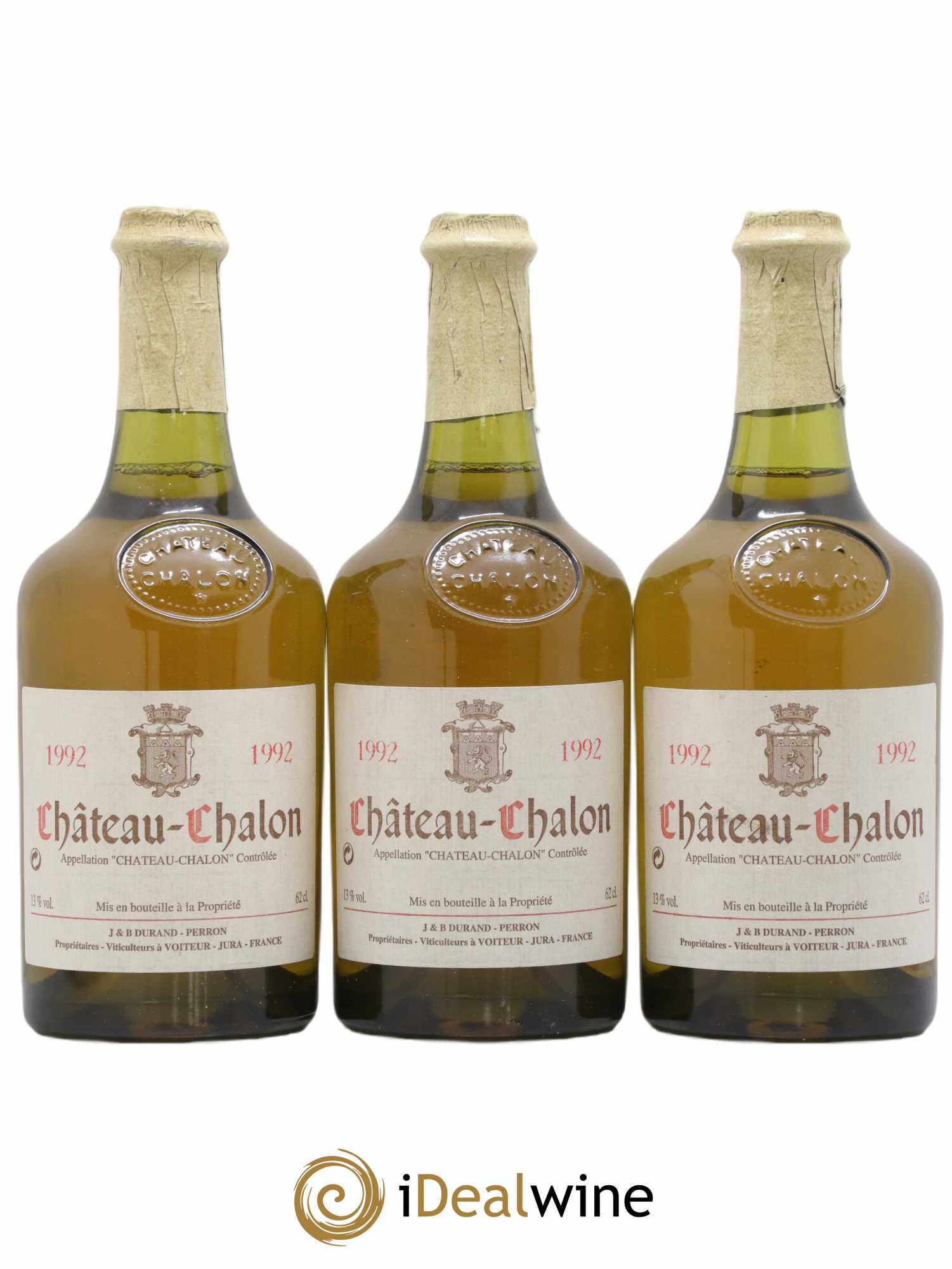 Château-Chalon Domaine Durand Perron (sans prix de réserve) 1992 - Lot de 3 bouteilles - 0