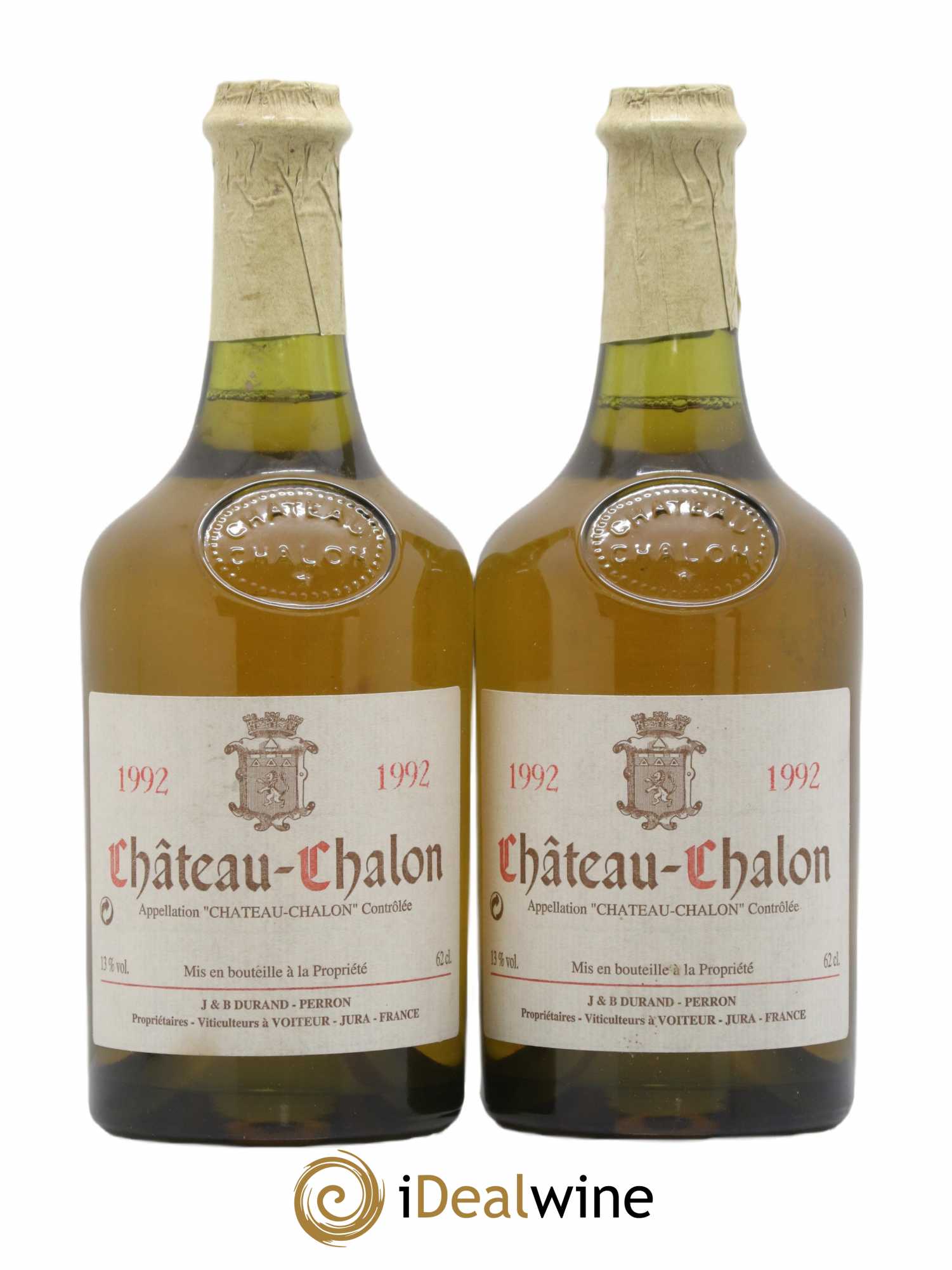 Château-Chalon Domaine Durand Perron (sans prix de réserve) 1992 - Lot de 2 bouteilles - 0