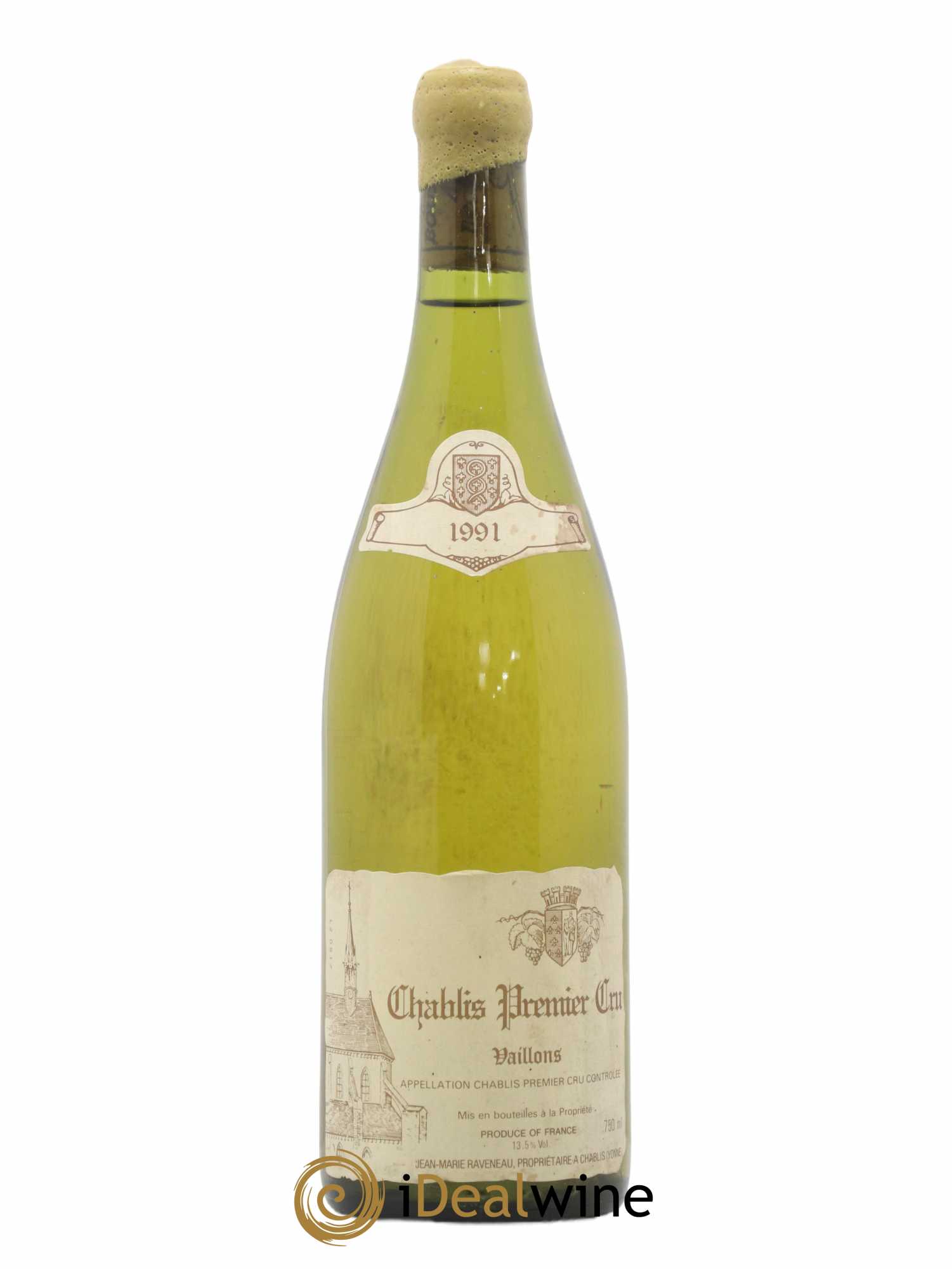 Chablis 1er Cru Vaillons Raveneau (Domaine) 1991 - Lot de 1 bouteille - 0