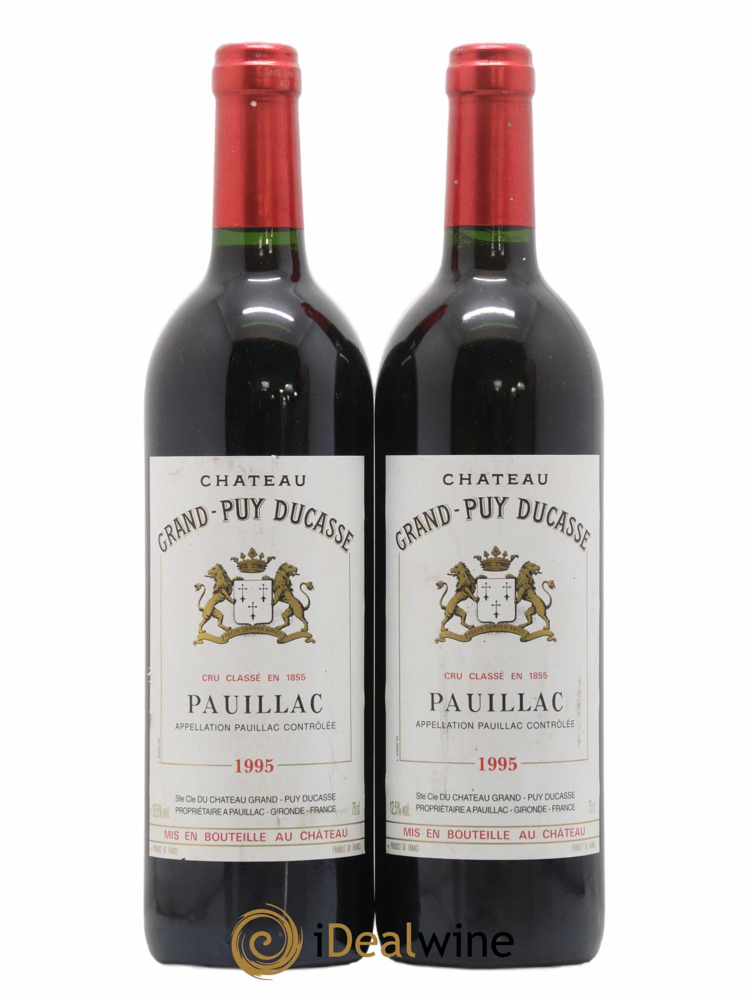 Château Grand Puy Ducasse 5ème Grand Cru Classé 1995 - Lot of 2 bottles - 0