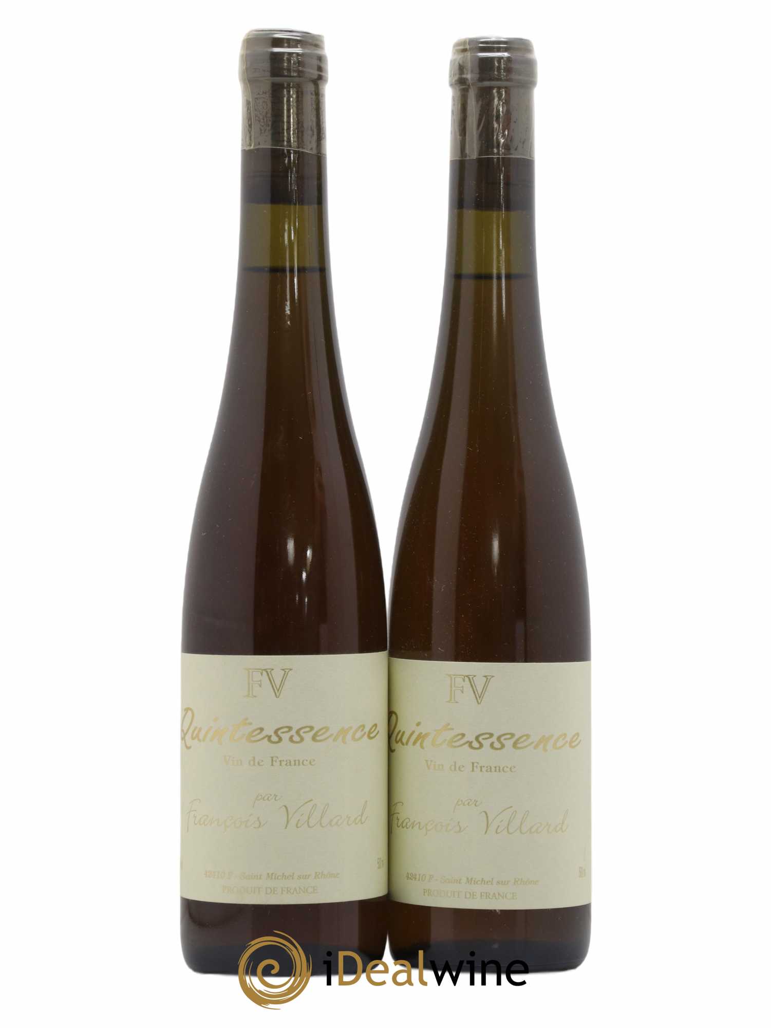 Vin de France (anciennement Condrieu) Quintessence François Villard 50cl 2010 - Posten von 2 Flaschen - 0