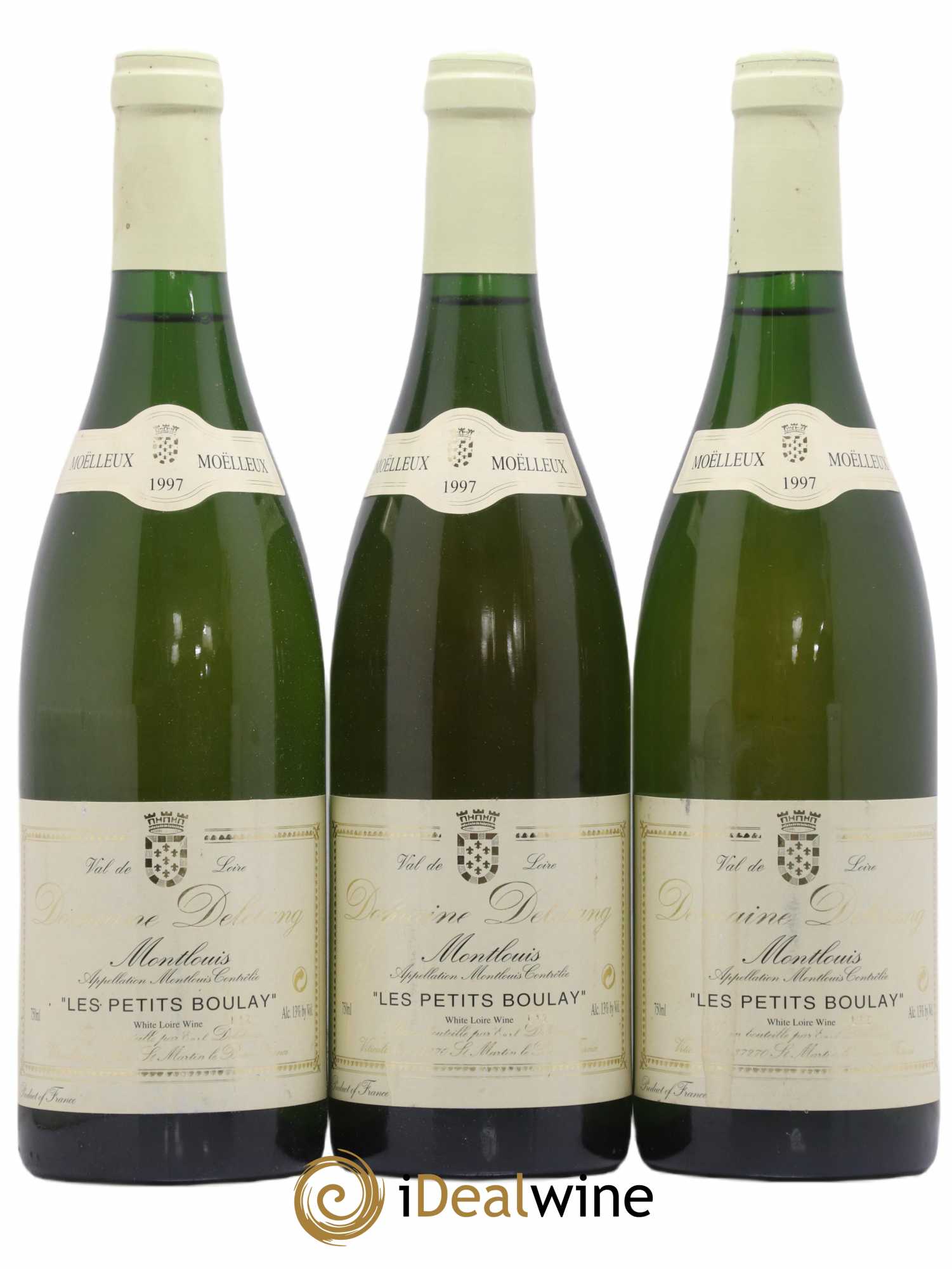 Montlouis-sur-Loire Les Petits Boulay Domaine Deletang 1997 - Lotto di 3 bottiglie - 0