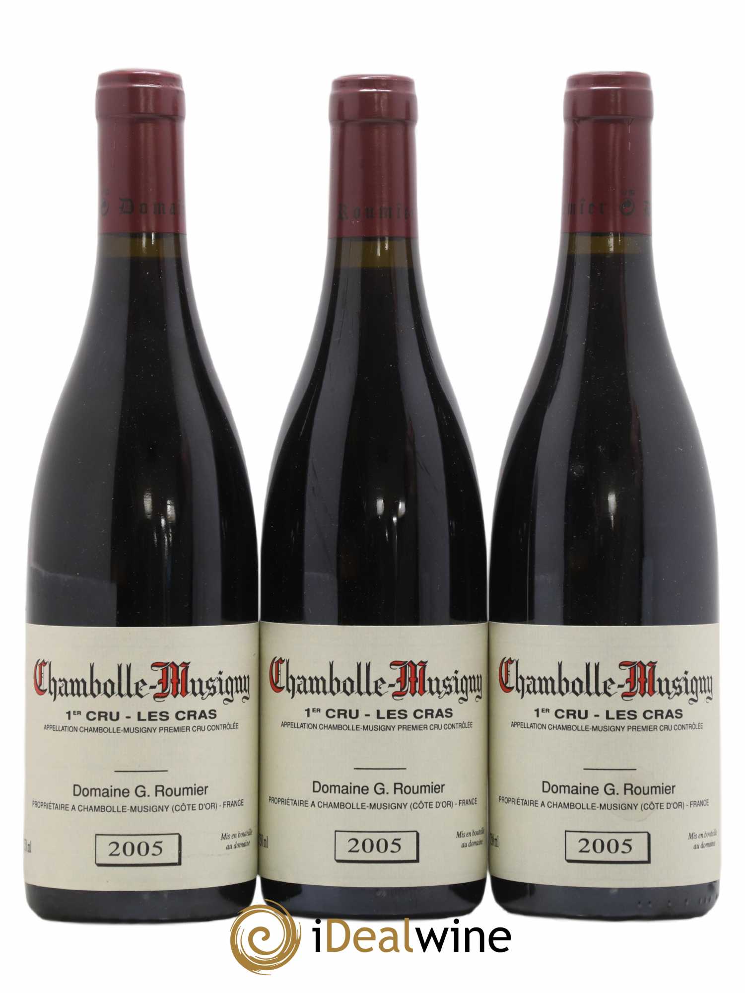 Chambolle-Musigny 1er Cru Les Cras Georges Roumier (Domaine) 2005 - Lot of 3 bottles - 0