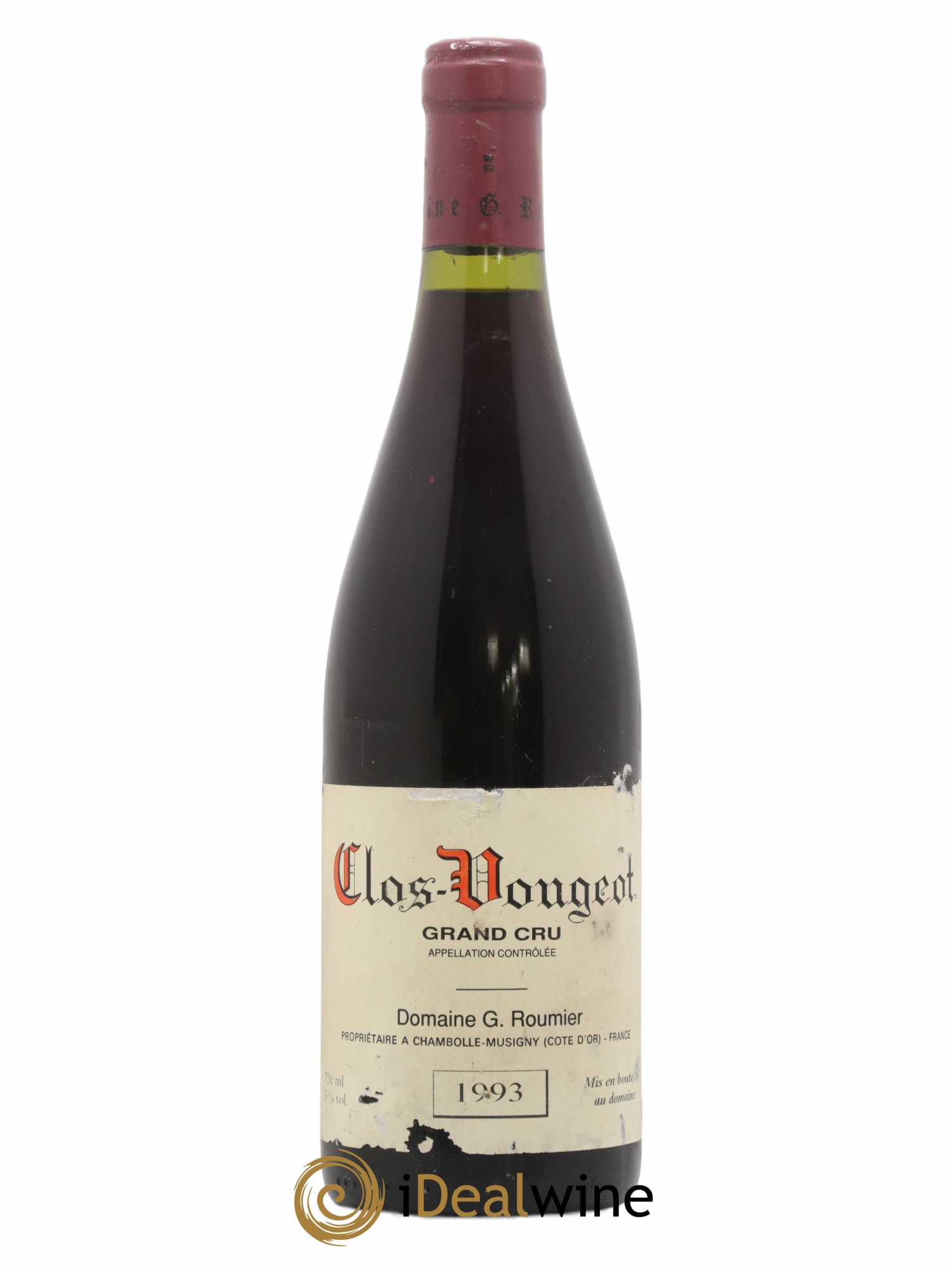 Clos de Vougeot Grand Cru Georges Roumier (Domaine) 1993 - Lot of 1 bottle - 0