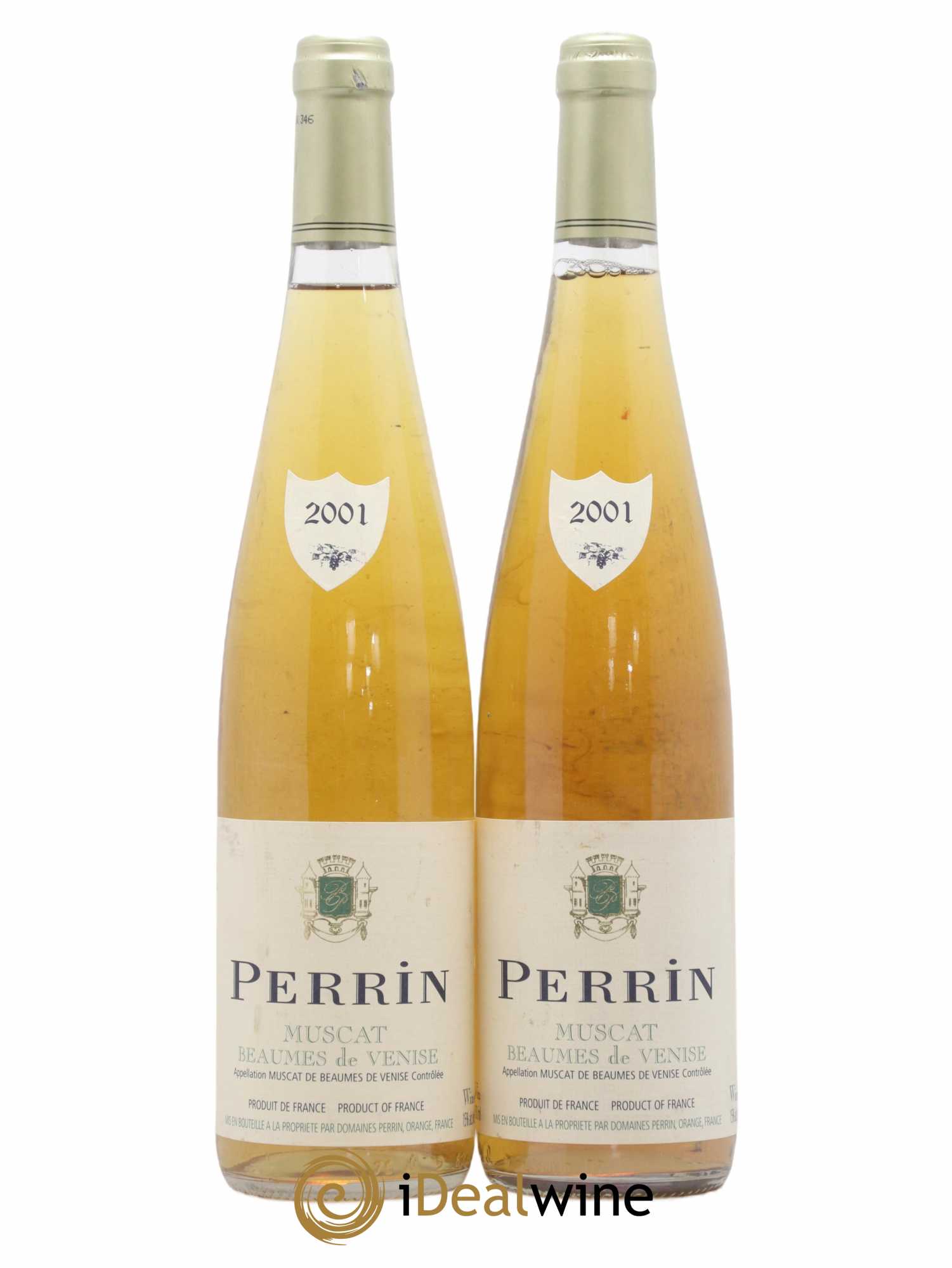 Muscat de Beaumes de Venise Domaine Perrin 2001 - Lotto di 2 bottiglie - 0