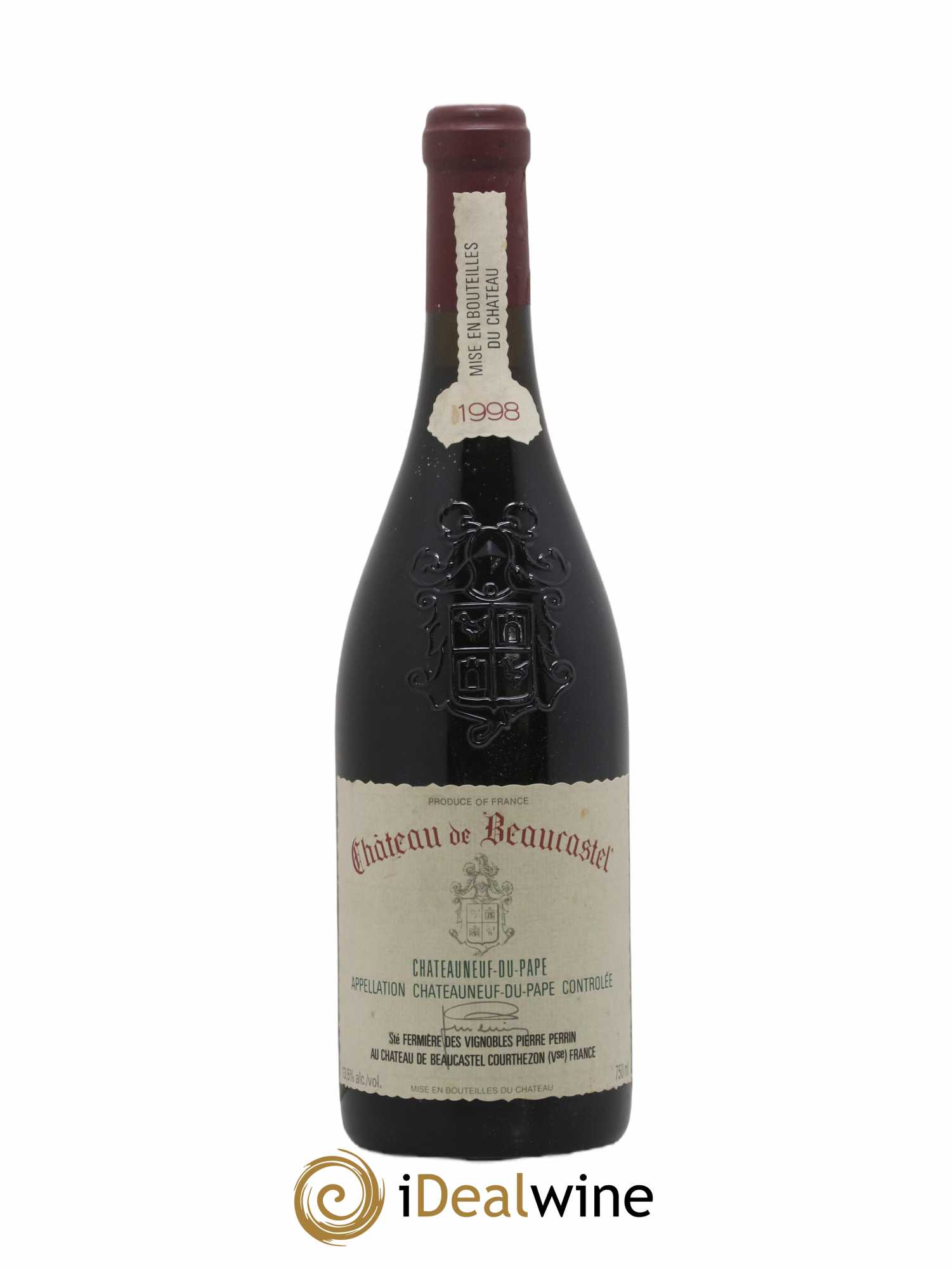 Châteauneuf-du-Pape Château de Beaucastel Famille Perrin 1998 - Lot de 1 bouteille - 0