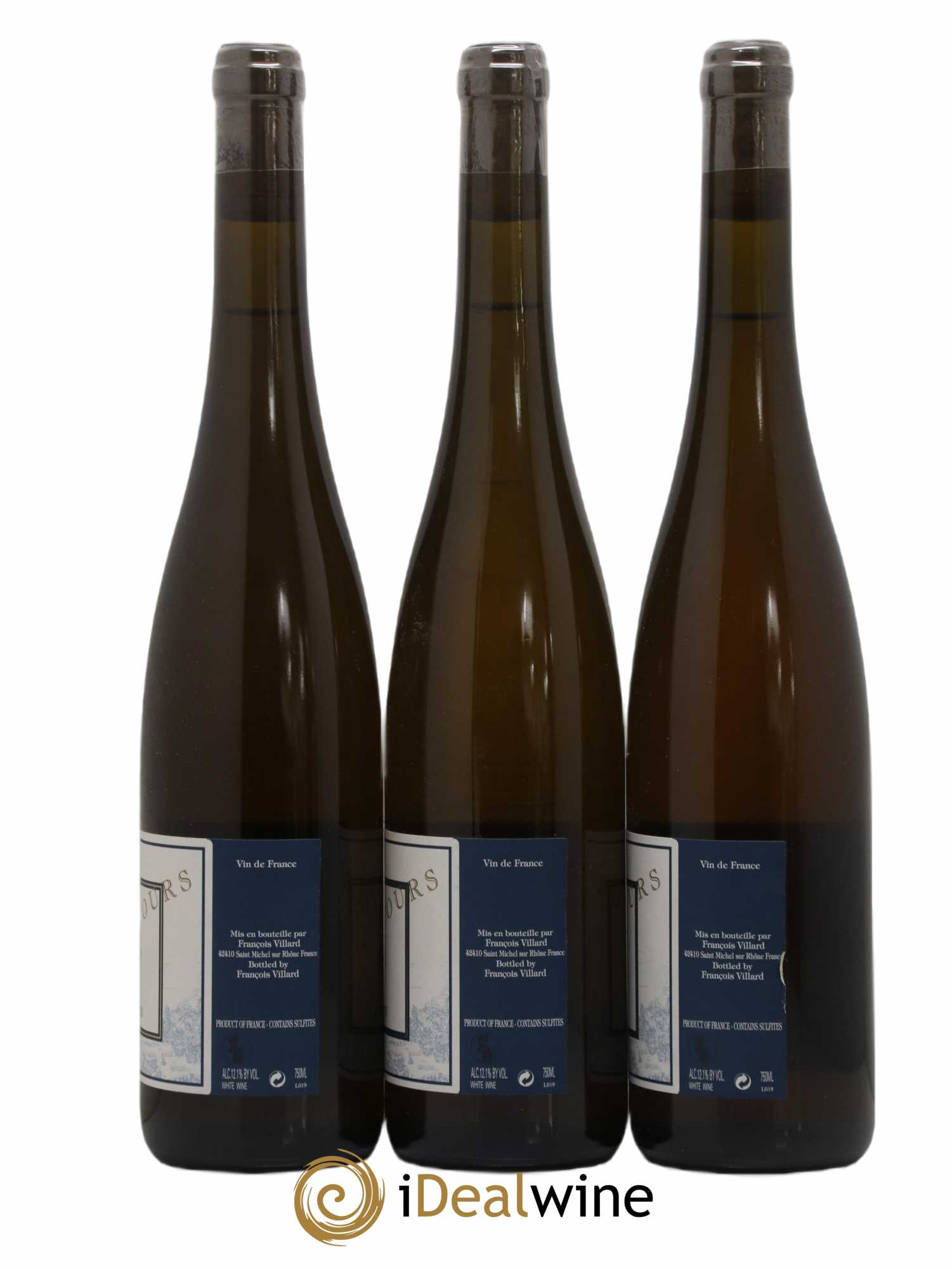Vin de France Doux Contours François Villard 2012 - Lotto di 3 bottiglie - 1